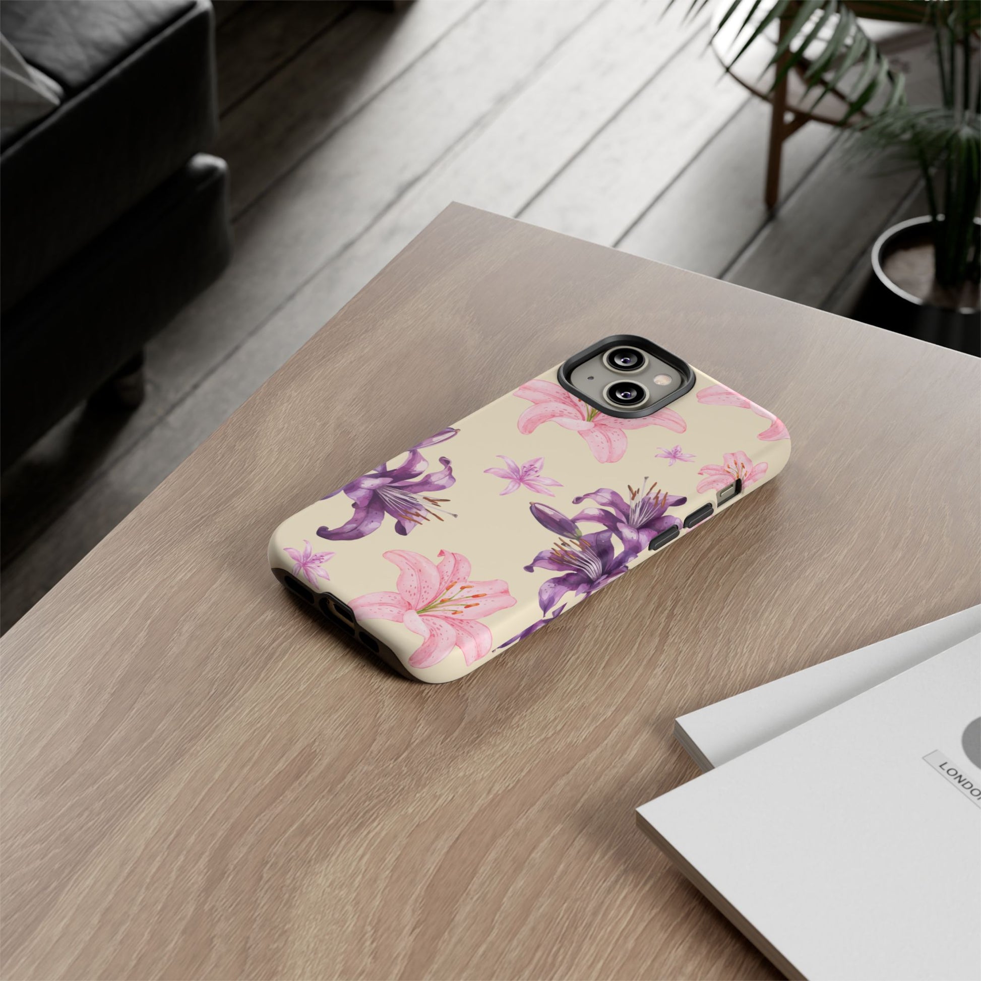 Blooming Tiger Lily Phone Case - Compatible with iPhone, Samsung, and Pixel | Stylish Protective Cover Gift for Her Perfect for Floral Lover