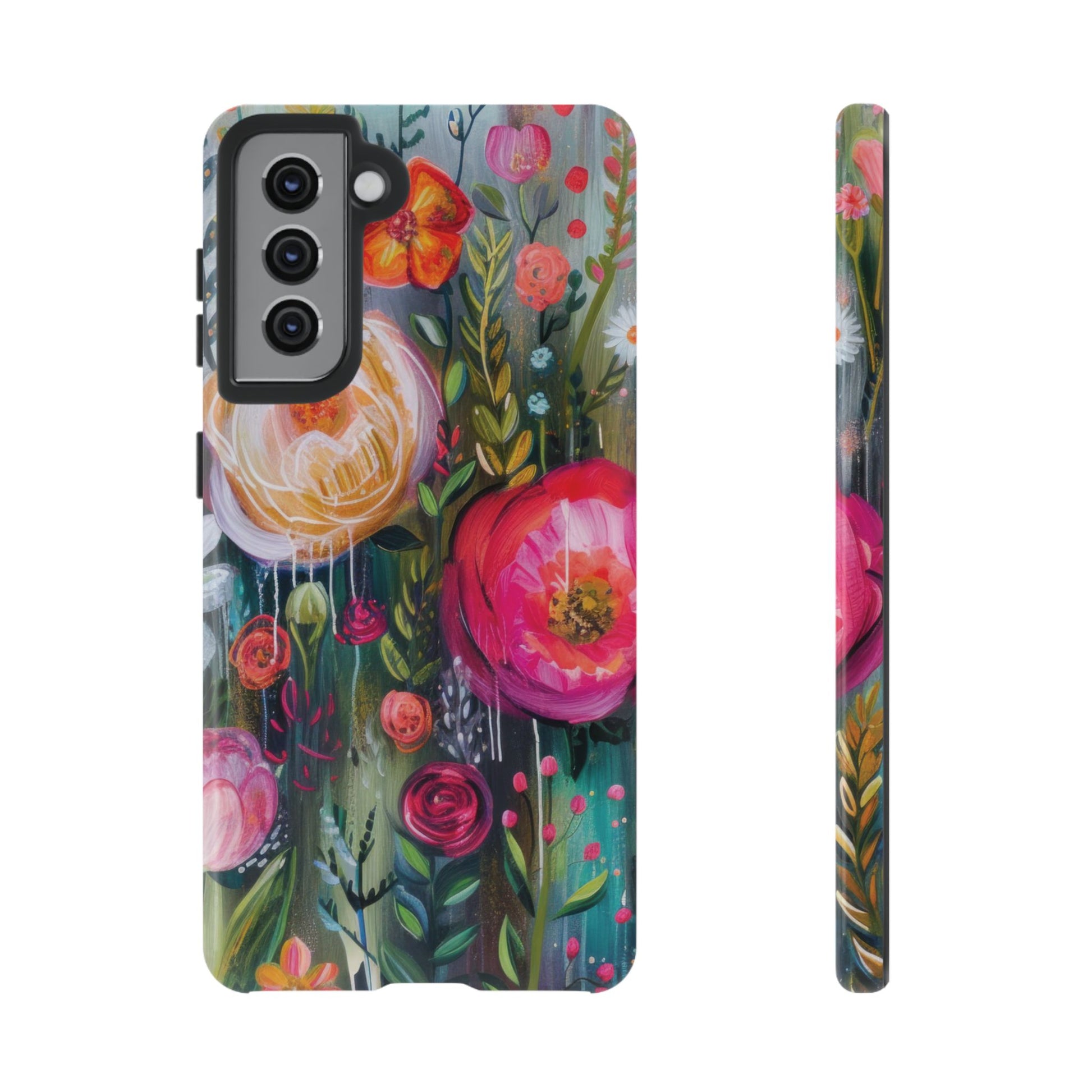 Watercolor Boho Floral Phone Case for iPhone 17 case Samsung, and Pixel | Stylish Protective Cover Gift for Her Perfect for Floral Lover