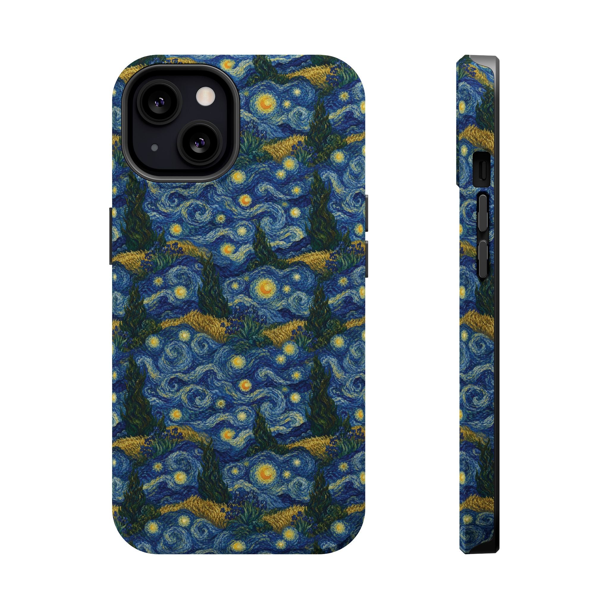 Coque de téléphone magnétique Van Gogh Illusion — Design élégant, résistant aux chocs, pour les amateurs d'art