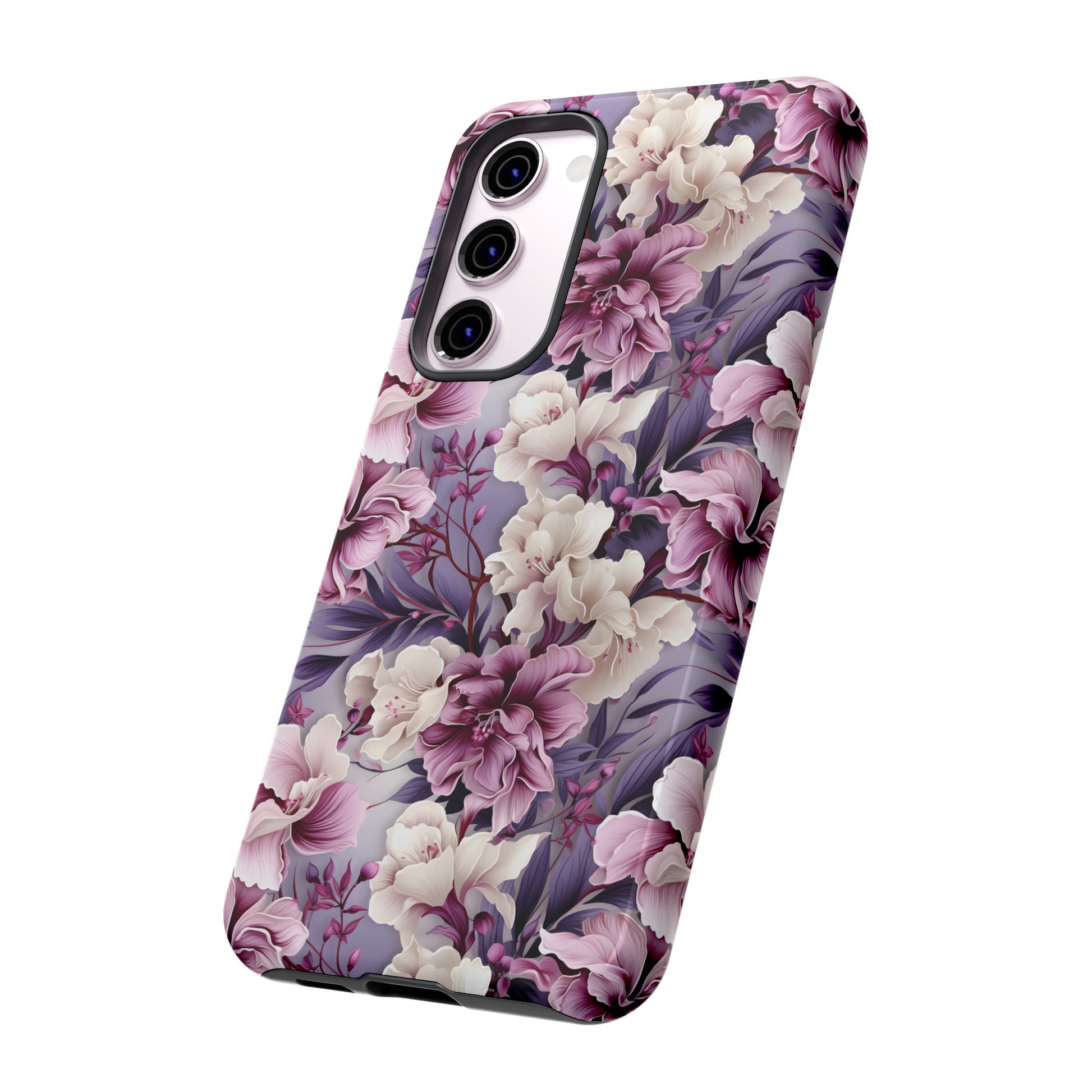 Lavender Flowers Protective Phone Case Gift for Her Phone 15, Samsung iPhone Samsung Gift for Her Case iPhone 15, Samsung