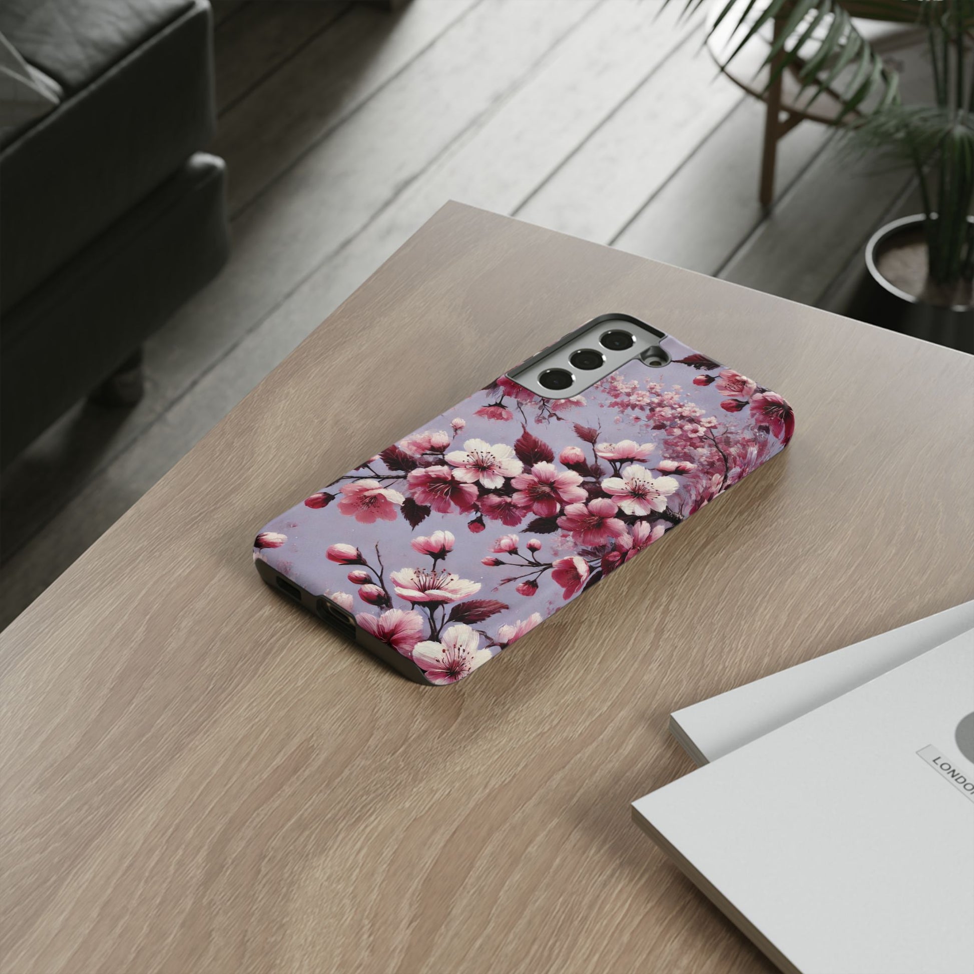 Lavender Floral Fall Phone Case for iPhone 16 pro15 14 13 12  21 23 Samsung, and Pixel | Stylish Protective Cover Gift for Her Perfect for Floral Lover - MRSBYVALLE