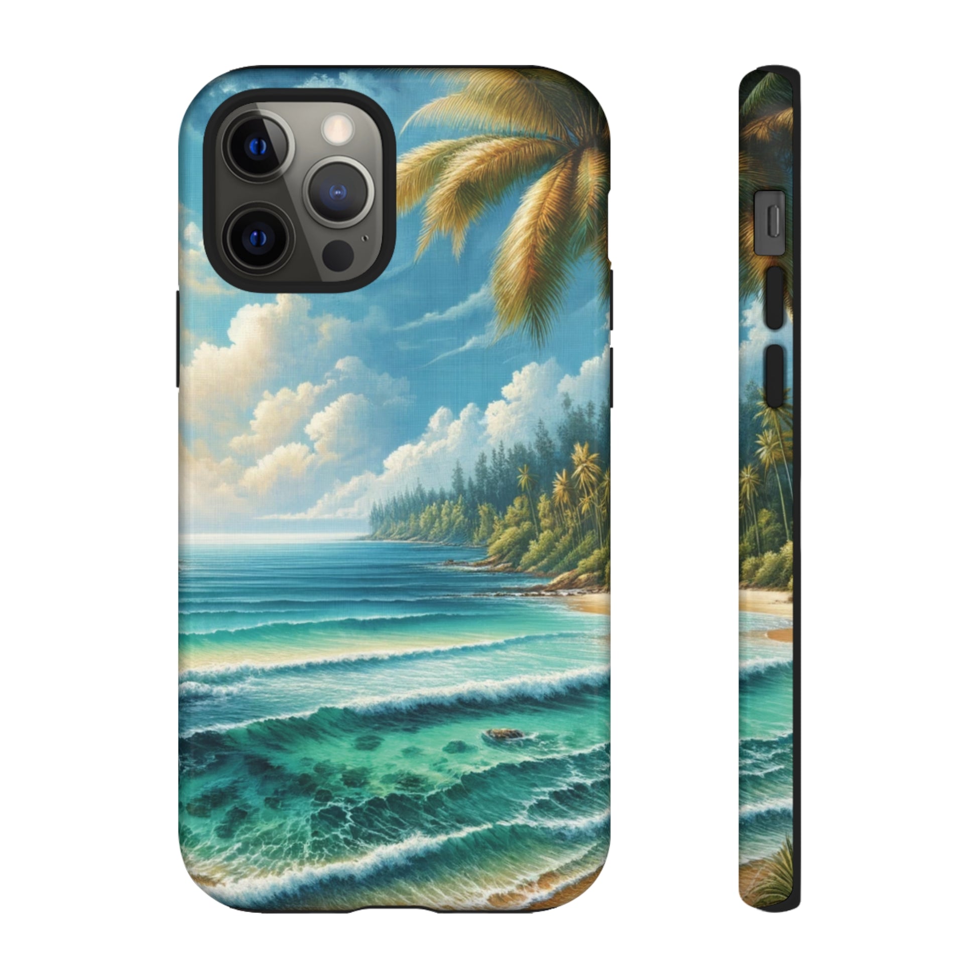 Coastal Serenity Ocean Beach View Protective Phone Case Gift for Her Phone 15, Samsung iPhone Samsung Gift for Her Case iPhone 15, Samsung iPhone Samsung Accessory Gift for Her.