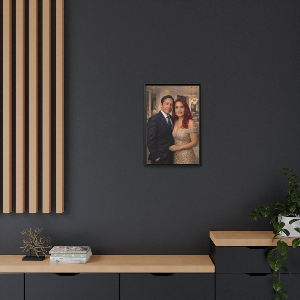 Custom Oil Painting Illusion Canvas – Luxury Portrait Art