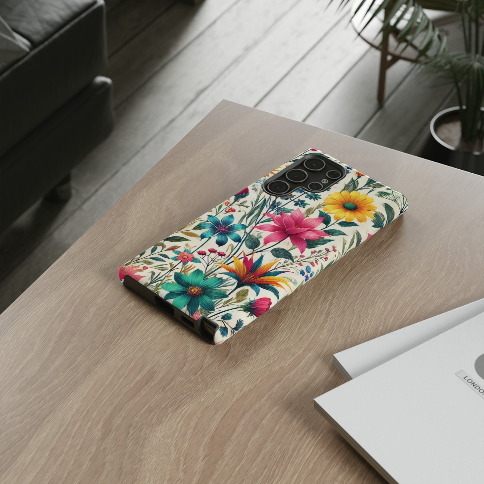 Wildflowers Boho Chic Design Phone Case - Stylish, Protective Cover for All Models Gift for Mom Accessory Gift for Her
