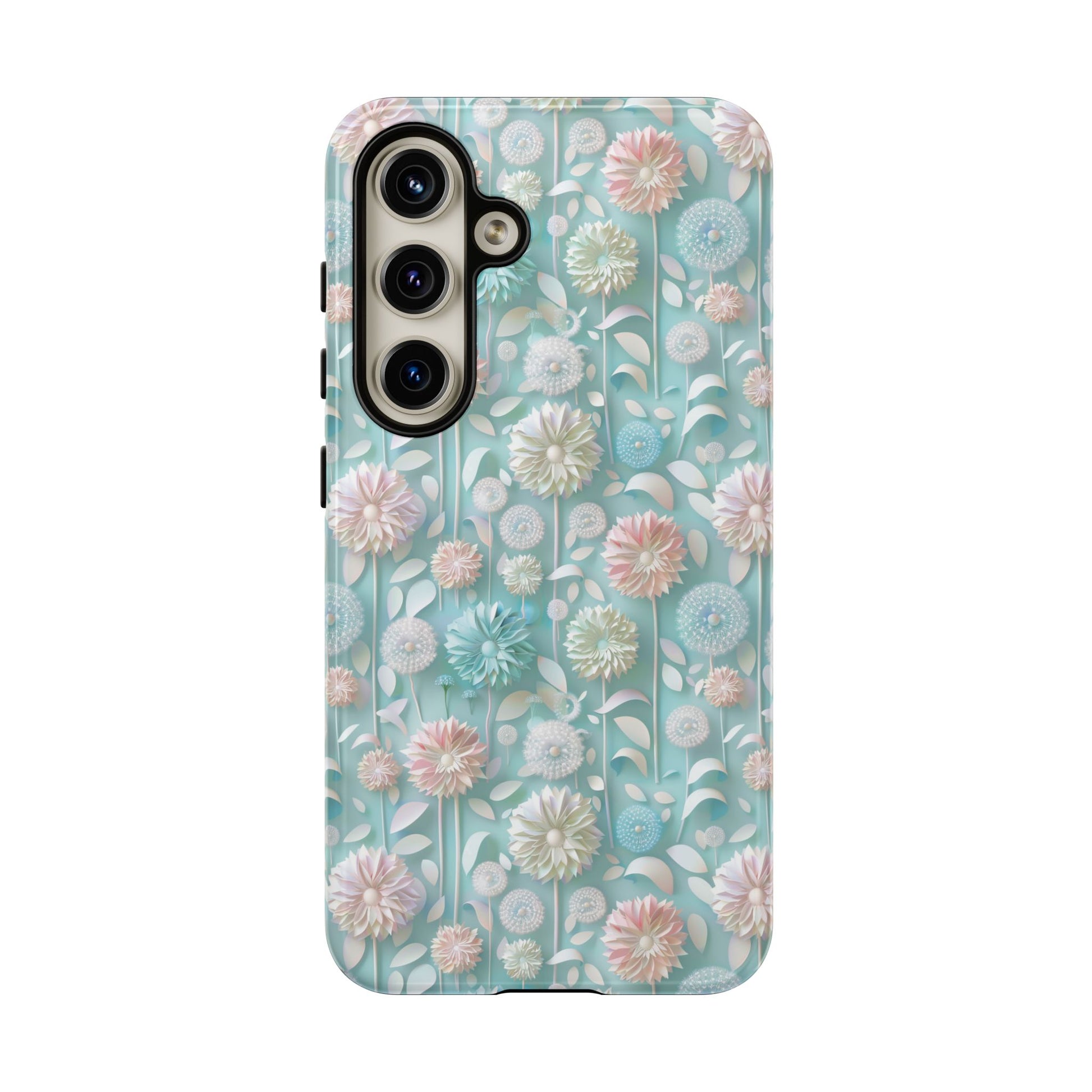 Pastel Floral Phone Case for iPhone & Samsung | Elegant and Slim Design with Shockproof Protection | Durable, Scratch-Resistant, and Lightweight | Stylish Accessory