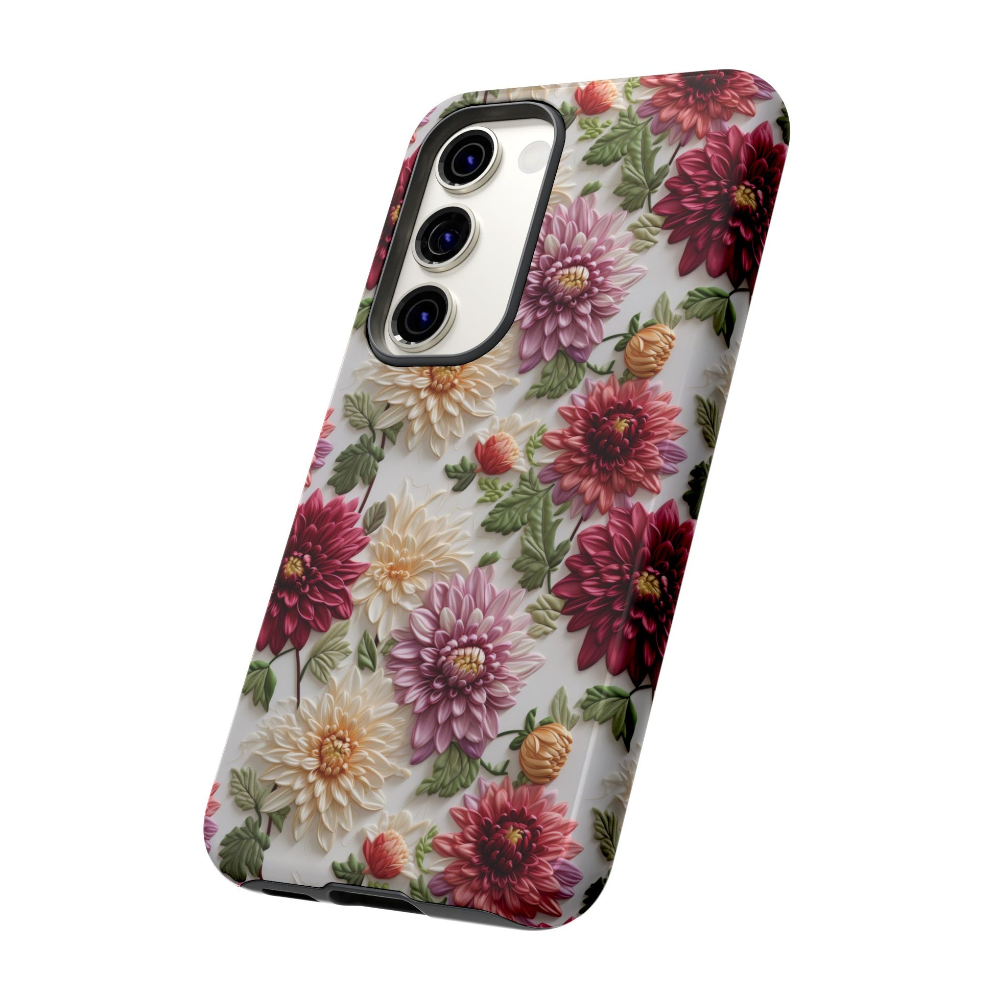 Floral Fall Phone Case for iPhone 16 pro15 14 13 12  21 23 Samsung, and Pixel | Stylish Protective Cover Gift for Her Perfect for Floral Lover