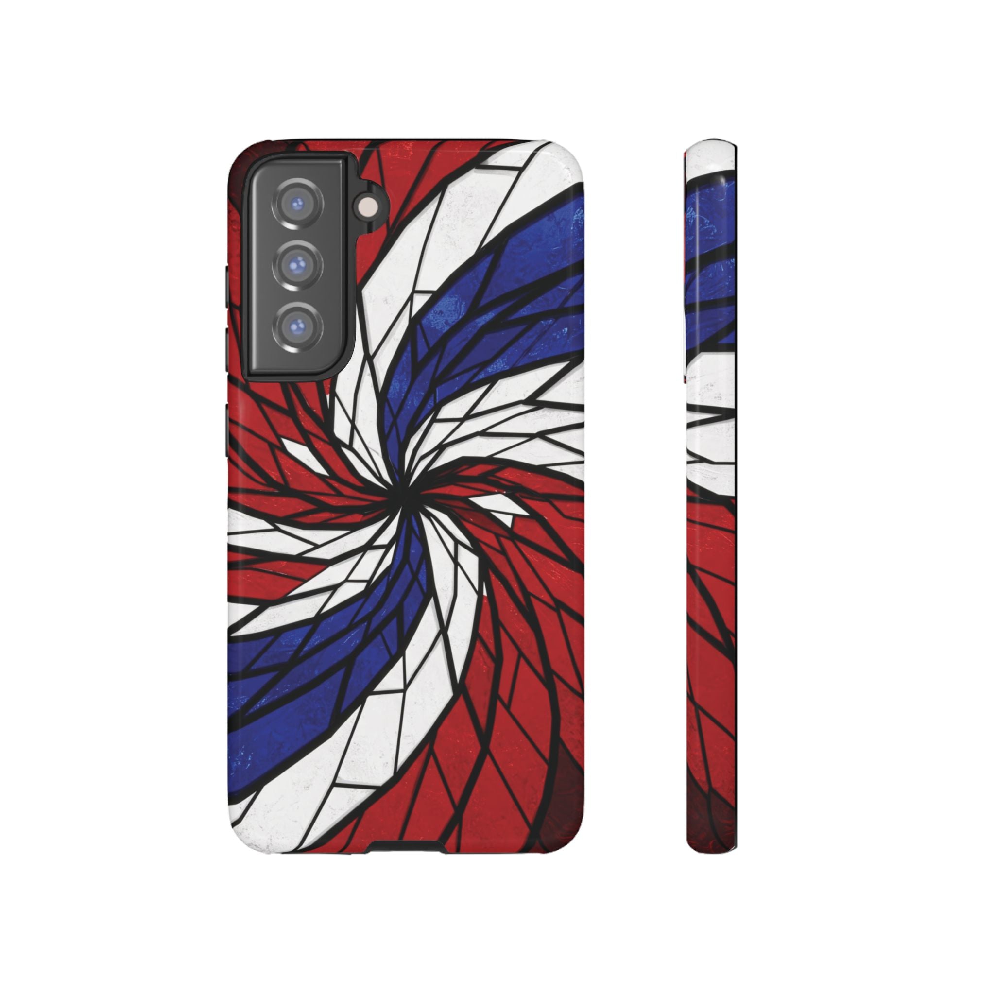 Patriotic Red White & Blue Phone Case – USA Flag Design, Independence Day Gift, Protective Cover for iPhone, Samsung, Pixel