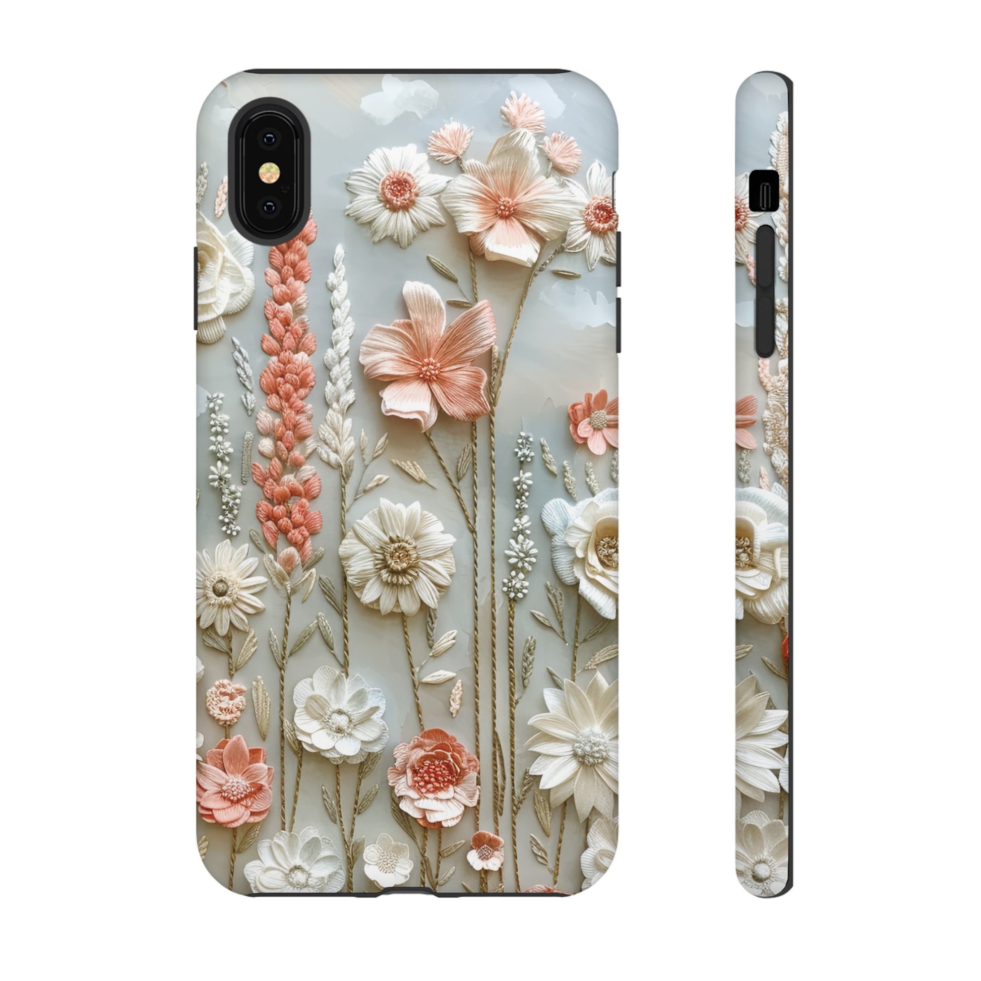 Pastel Wildflowers Protective Phone Case Gift for Her Phone 15, Samsung iPhone Samsung Gift for Her Case iPhone 15, Samsung iPhone Samsung Accessory Gift for Her