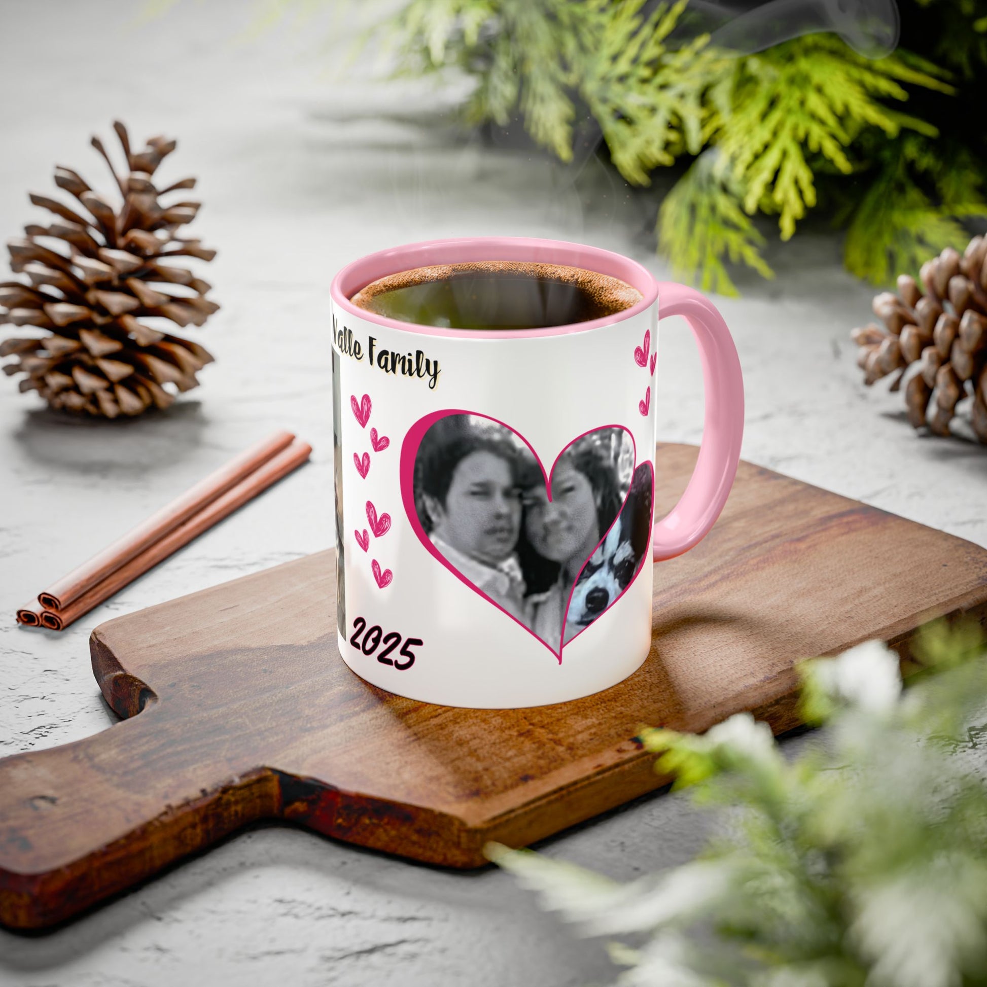 Personalized Photo Collage Coffee Mug, Custom Image Gift for Mom, Mother's Day Present, Colorful 15oz Cup, Birthday Mug, Custom Picture Mug Perfect Giift
