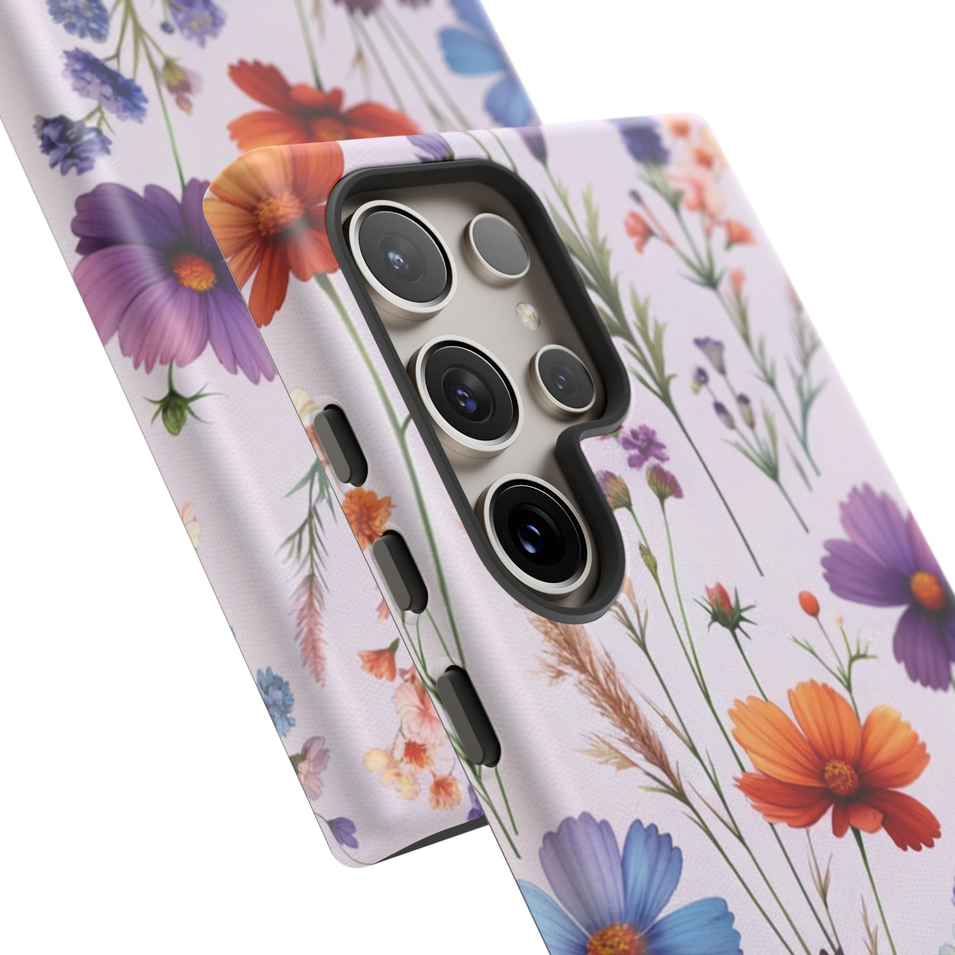 Lavender Wildflowers Protective Phone Case Gift for Her Phone 15, Samsung iPhone Samsung Gift for Her Case iPhone 15, Samsung iPhone Samsung Accessory Gift for Her.
