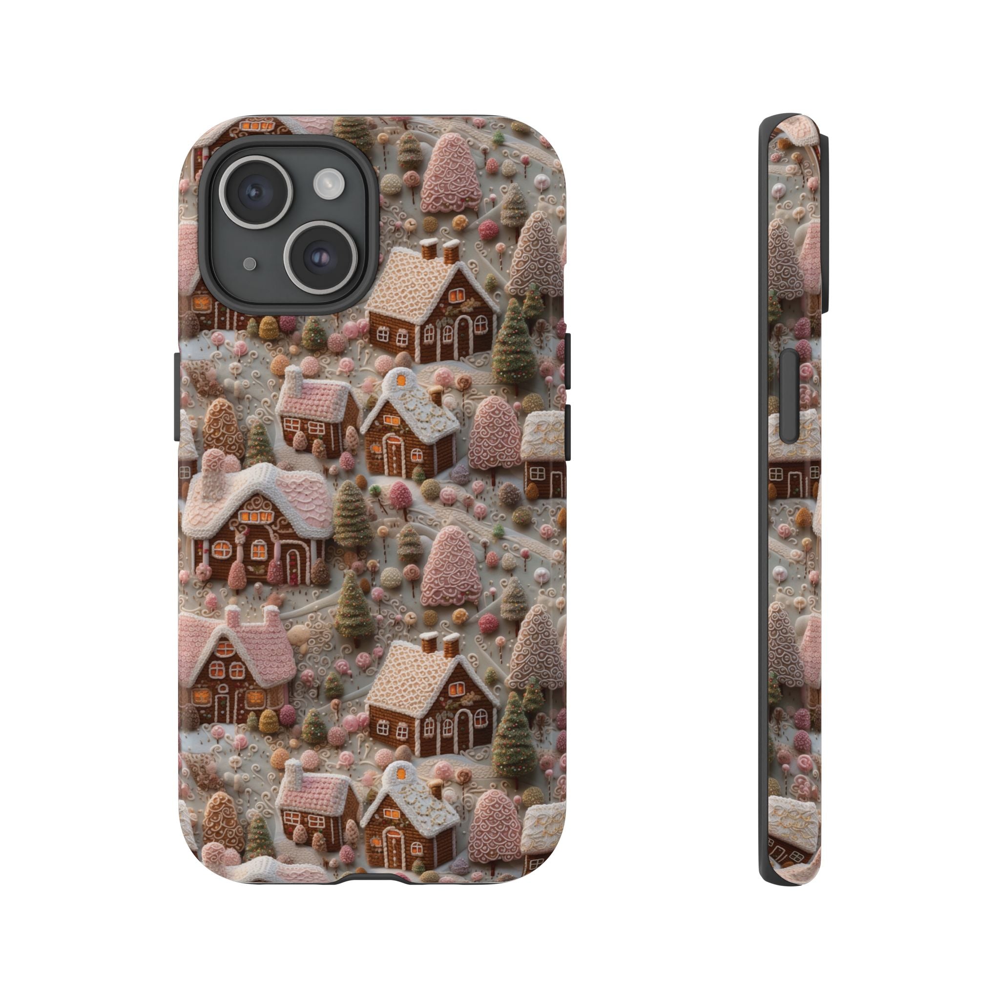 Gingerbread House 3D Phone Case Durable for iPhone Samsung Gift iPhone 15, 14, 13 Samsung Pixel Gift for Mom Accessory Gift for Her