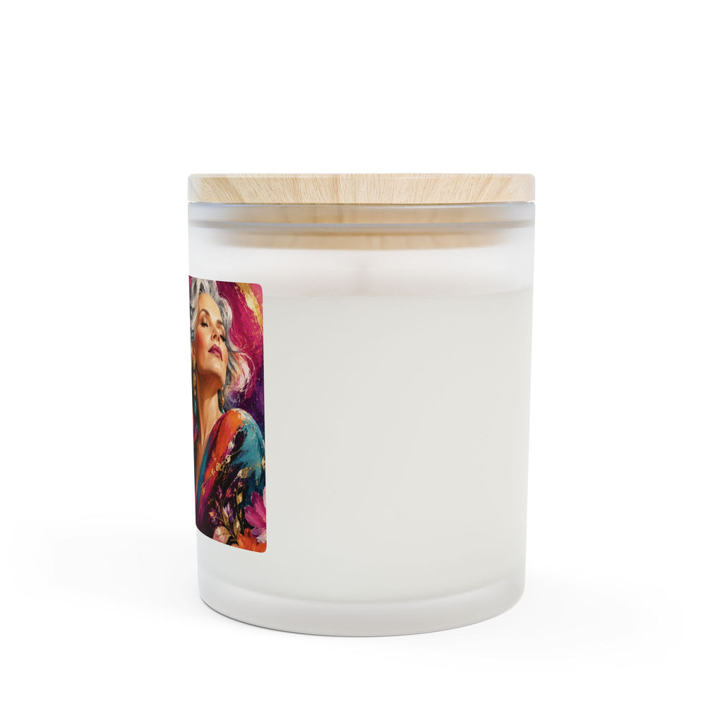 Frosted Glass Candle — "This is Your TIME" 11oz Inspirational Scented Candle
