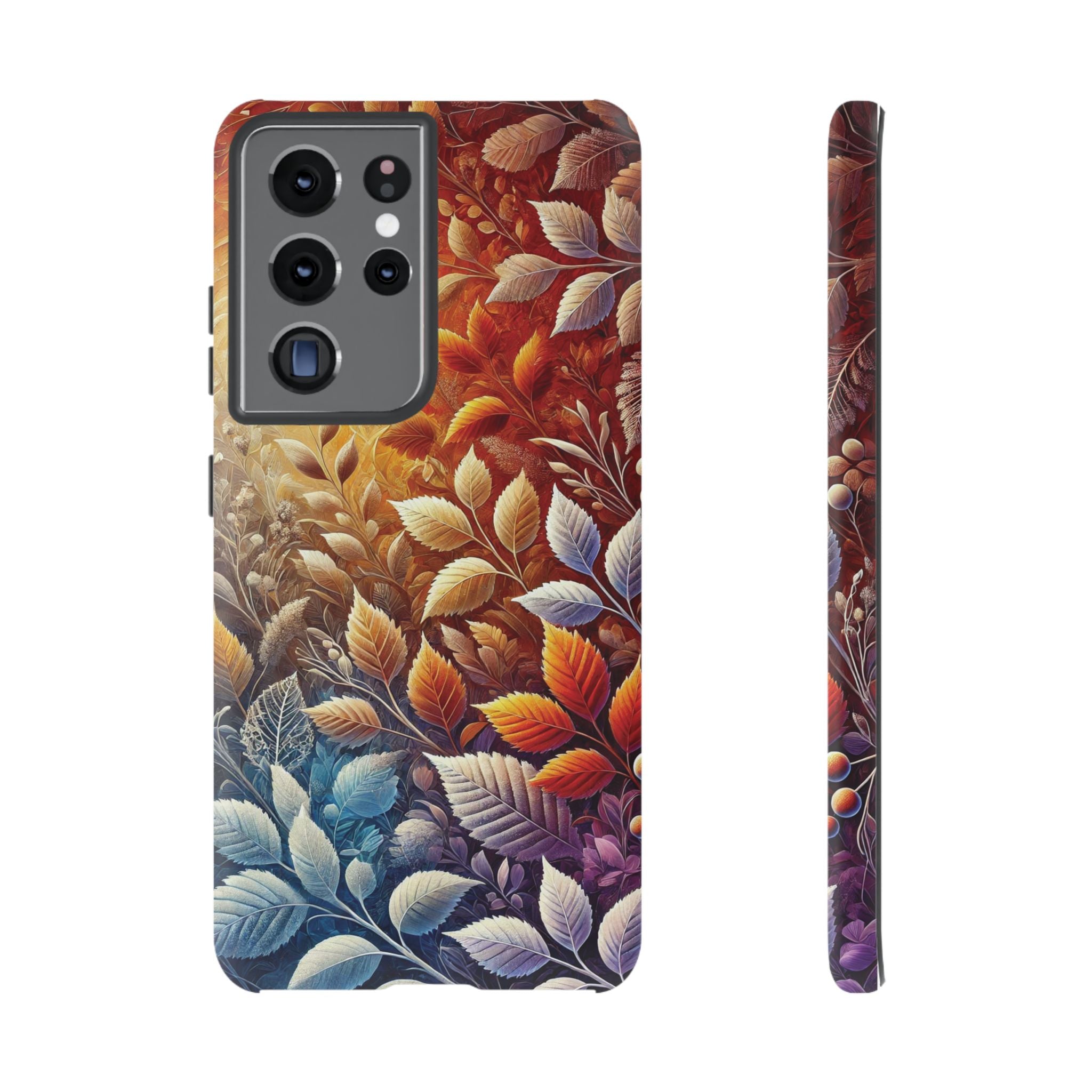 Beautiful Colorful Leaves Phone Case Vibrant Autumn Design for iPhone & Samsung, Durable Protection with Eye Catching Style, Perfect for Nature Lovers & Seasonal Charm Gift for Her