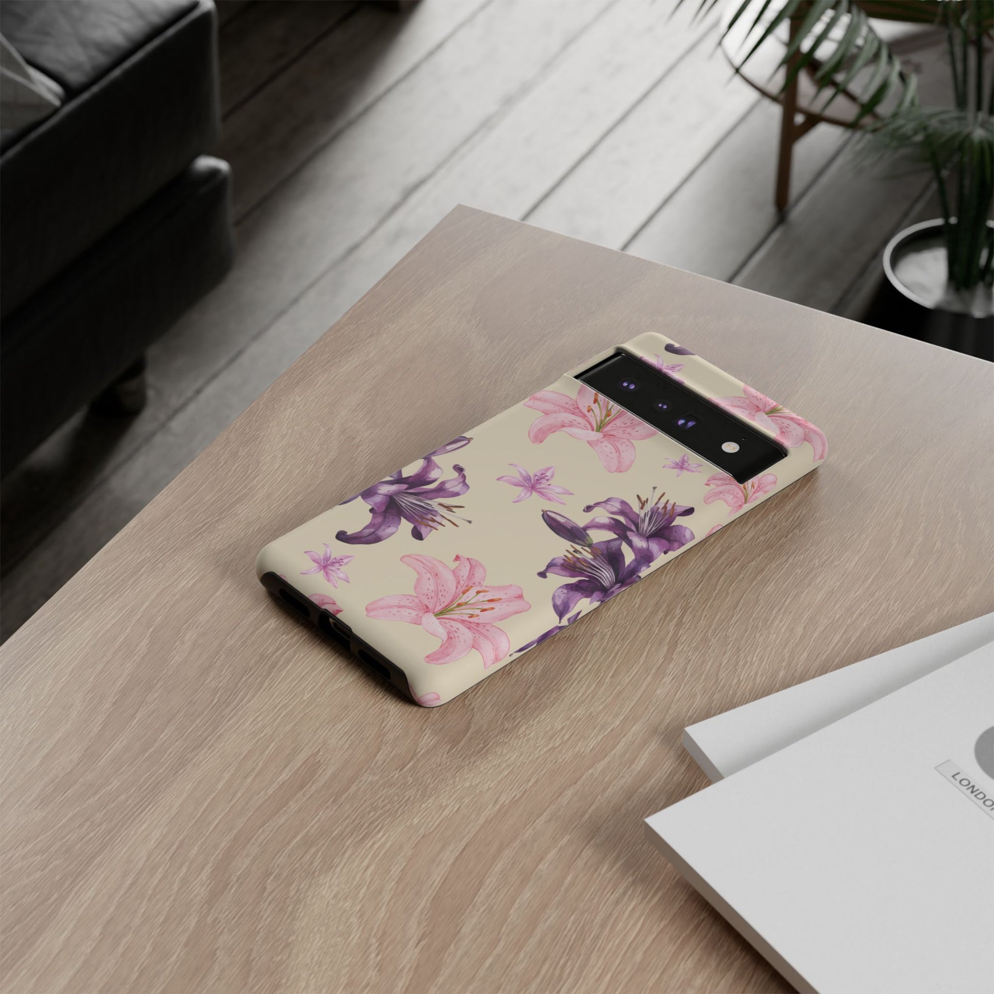 Blooming Tiger Lily Phone Case - Compatible with iPhone, Samsung, and Pixel | Stylish Protective Cover Gift for Her Perfect for Floral Lover