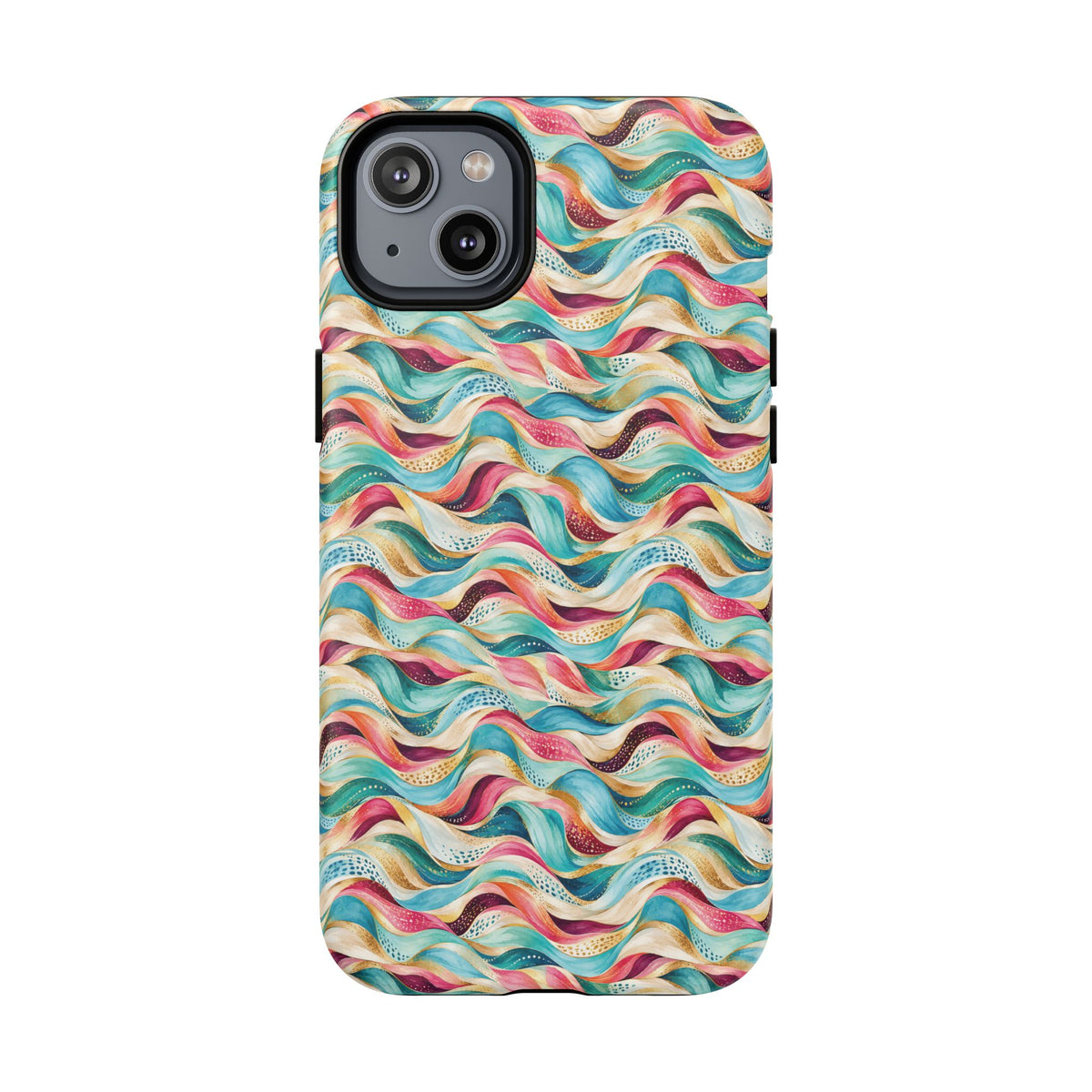 Colorful Wave MagSafe Tough Phone Case