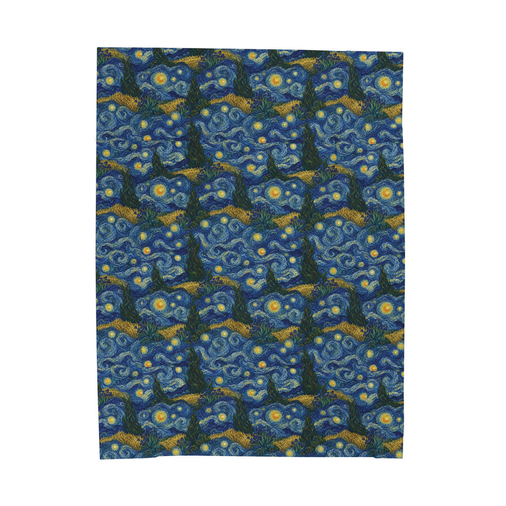 Van Gogh Illusion Design Perfect for Art Lover, Elegant Luxury Throw, Soft Cozy Elegant Home Decor