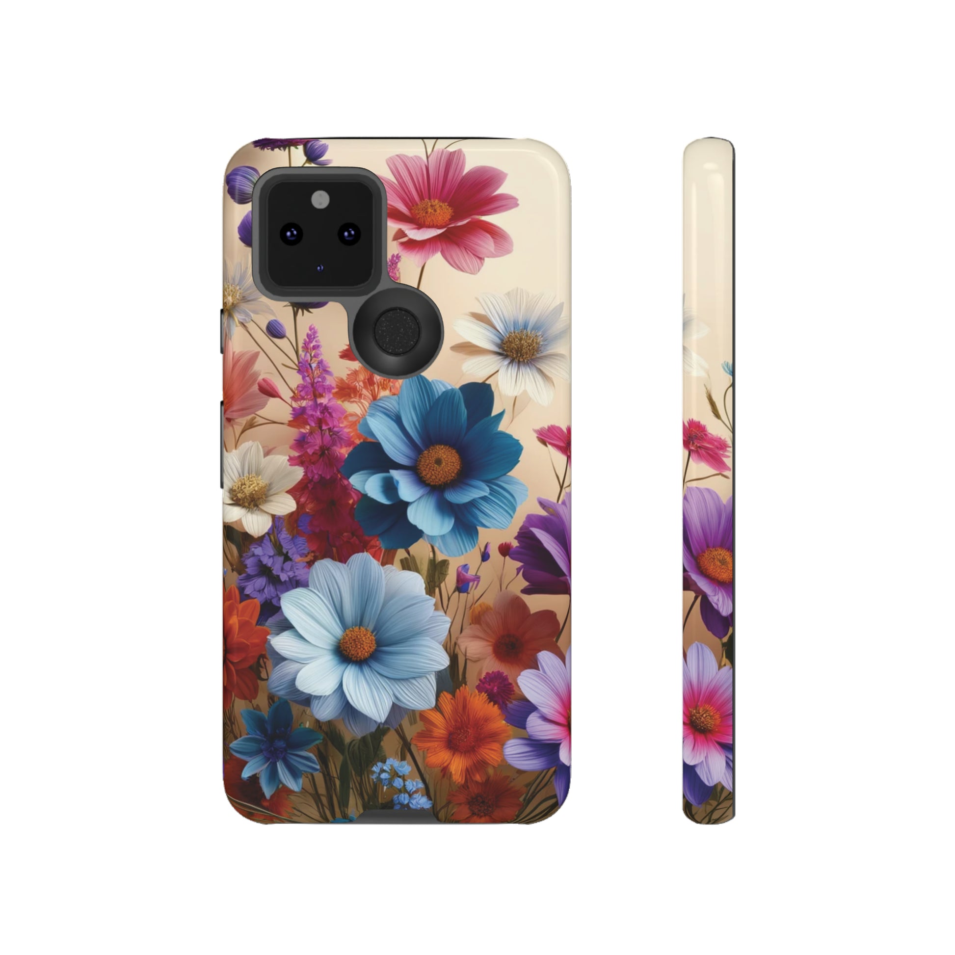 Best Phone Case Floral 3D Illusion Luxury Tough Case Floral Elegant Durable Stylish for Modern Devices iPhone 15, Samsung iPhone Samsung Accessory Gift for Her.