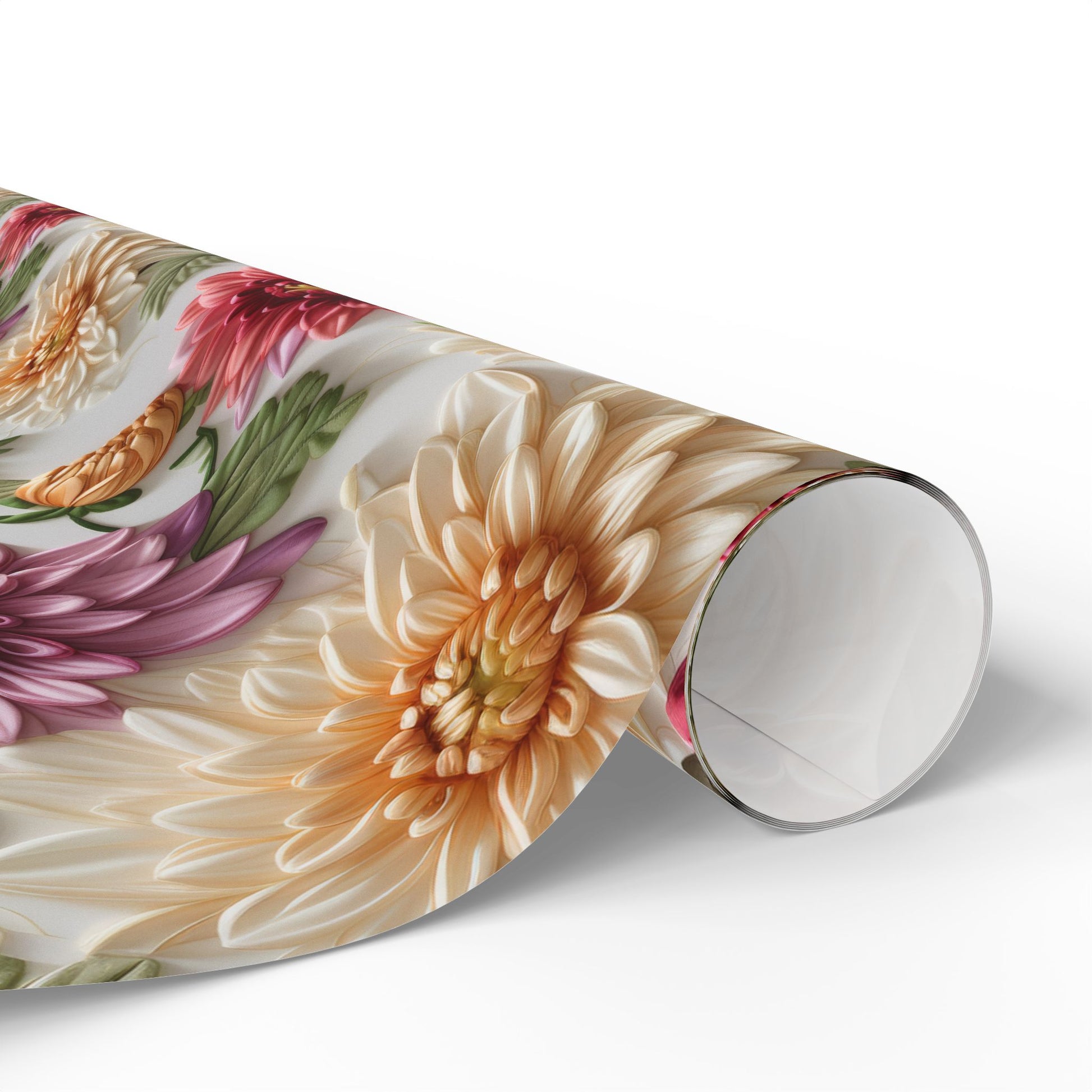 Elegant Fall Floral Wrapping Paper | Autumn-Inspired Gift Wrap with Vibrant Seasonal Blooms | Perfect for Thanksgiving, Birthdays, & Special Occasions | Premium Quality Gifts Moms