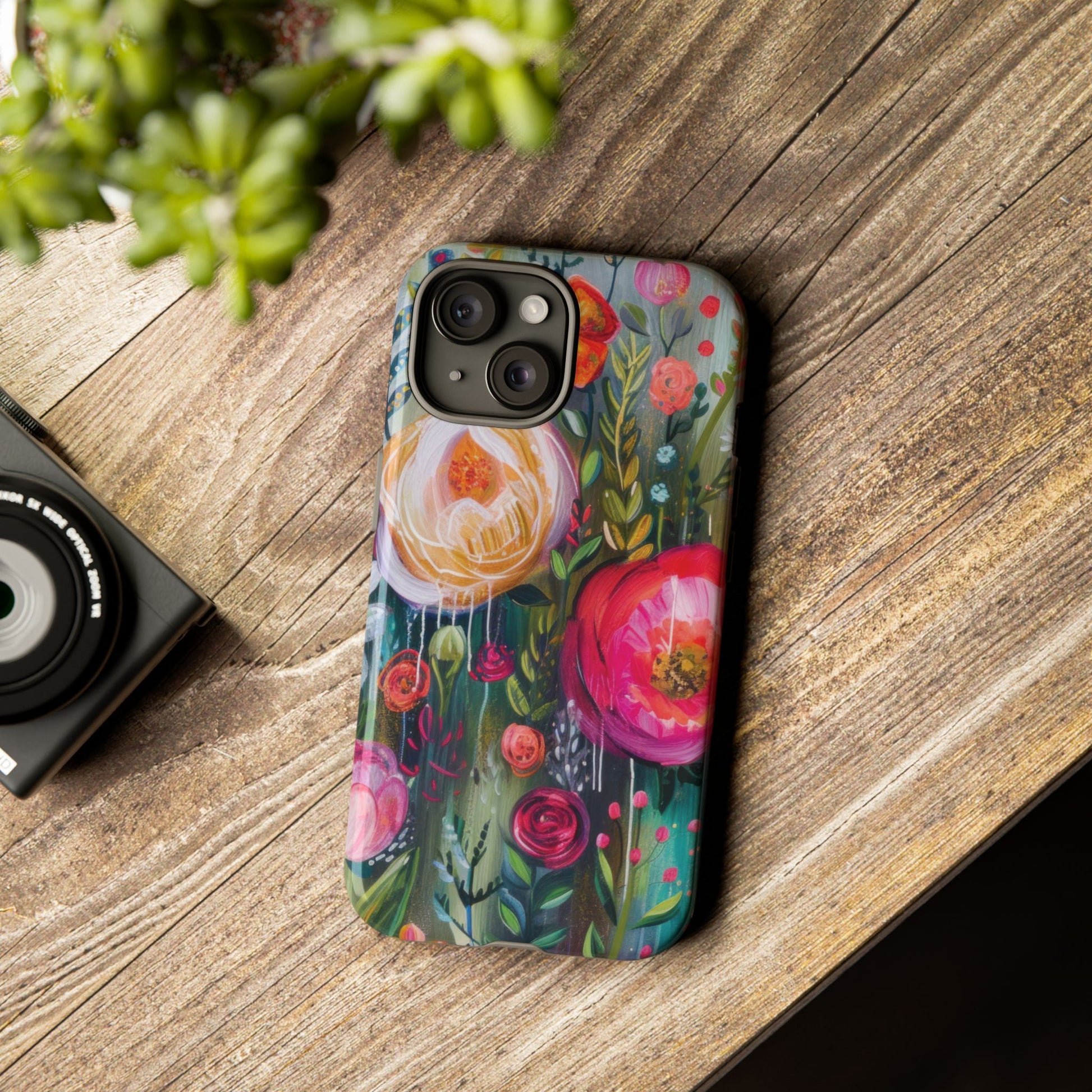 Watercolor Boho Floral Phone Case for iPhone 17 case Samsung, and Pixel | Stylish Protective Cover Gift for Her Perfect for Floral Lover