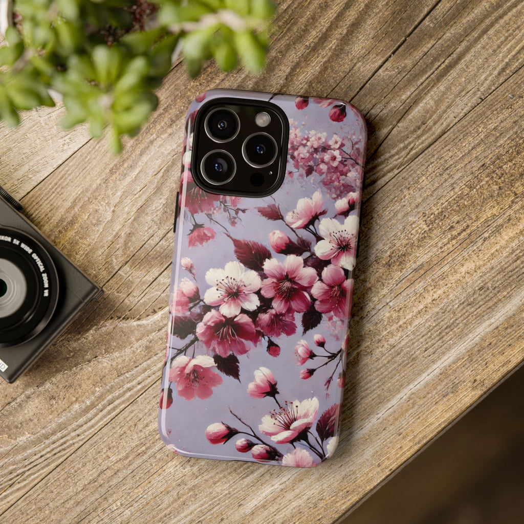 Lavender Floral Phone Case | Fall-Inspired Protective Cover for iPhone, Samsung & Pixel – Perfect Gift for Her