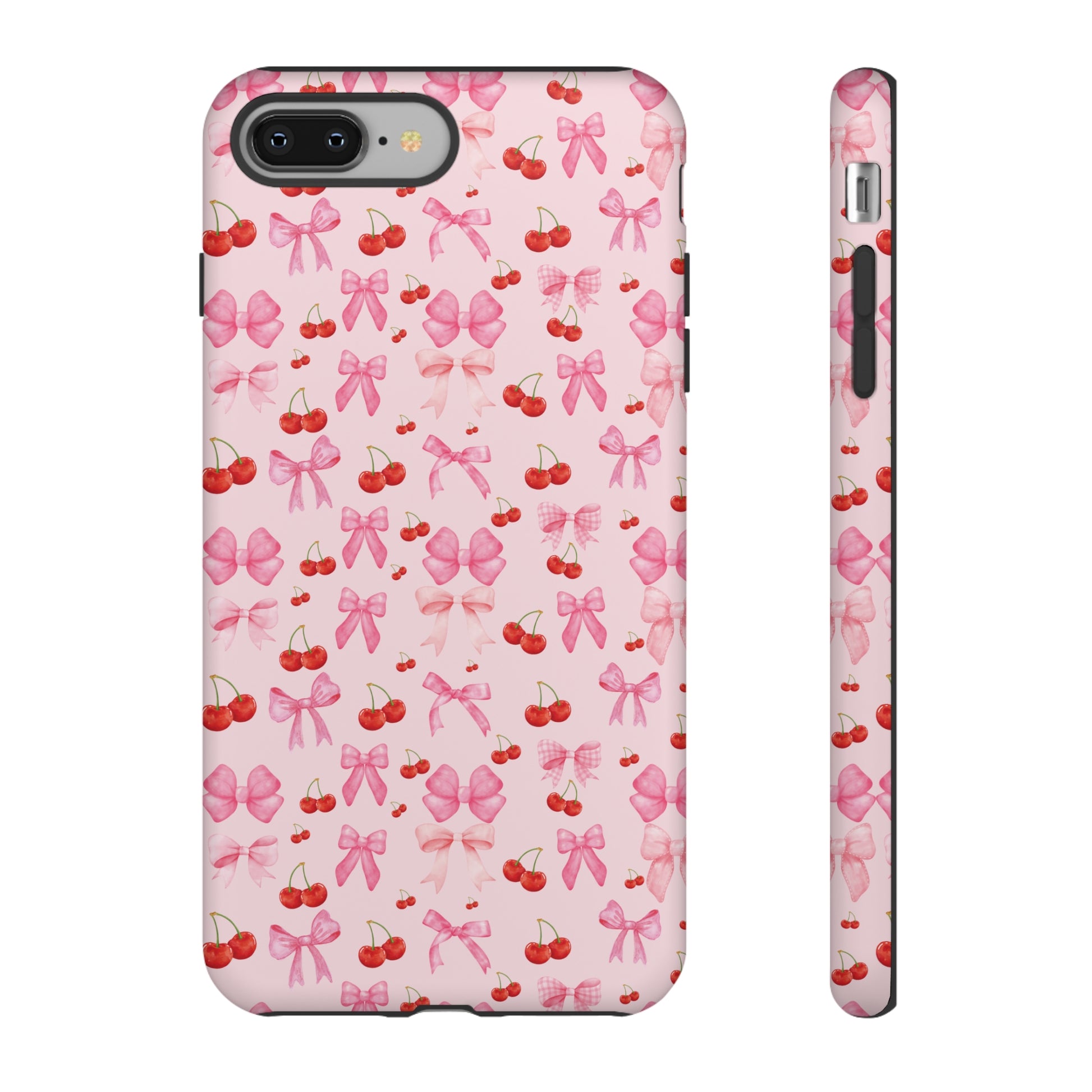 Coquette phone case Cherry Coquette Ribbon Bow iPhone Case Fruity, Girly Gift for Her Phone 15, Samsung iPhone Samsung Gift for Her Case iPhone 15, Samsung iPhone Samsung Accessory Gift for Her.