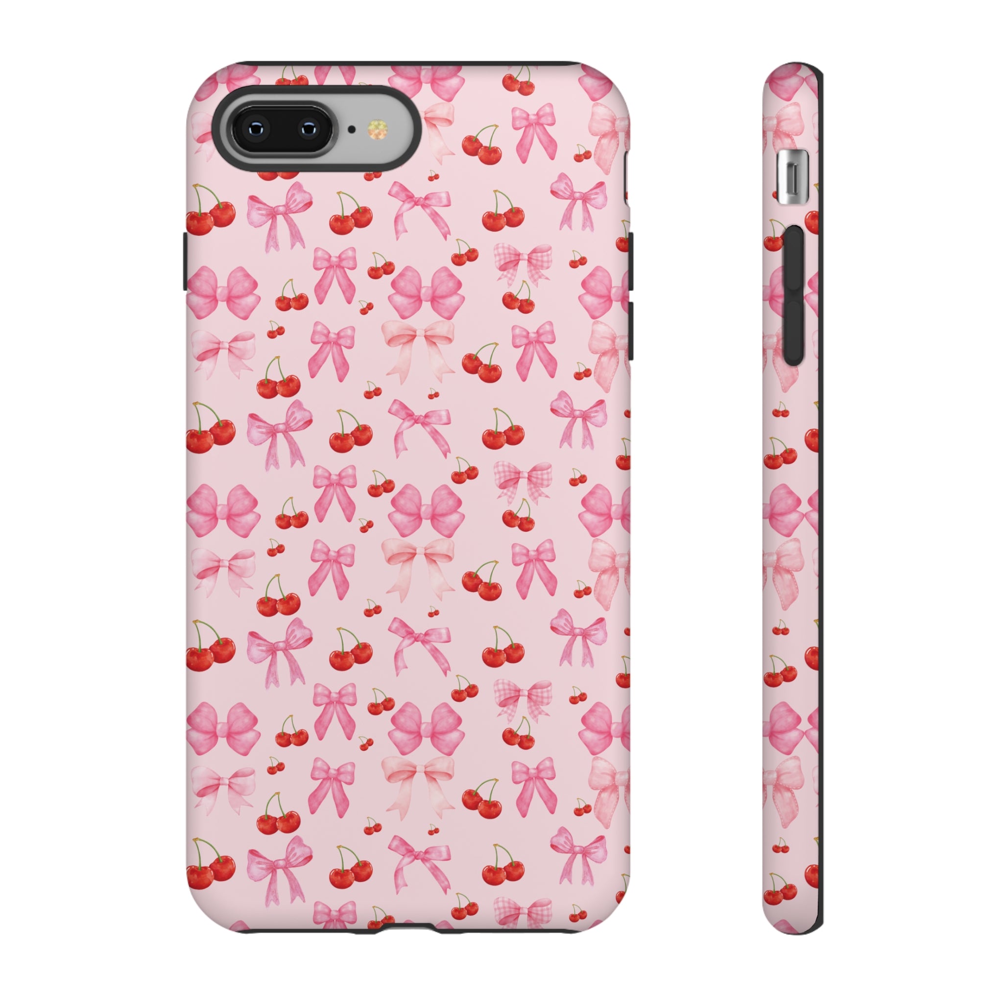 Coquette phone case Cherry Coquette Ribbon Bow iPhone Case Fruity, Girly Gift for Her Phone 15, Samsung iPhone Samsung Gift for Her Case iPhone 15, Samsung iPhone Samsung Accessory Gift for Her.