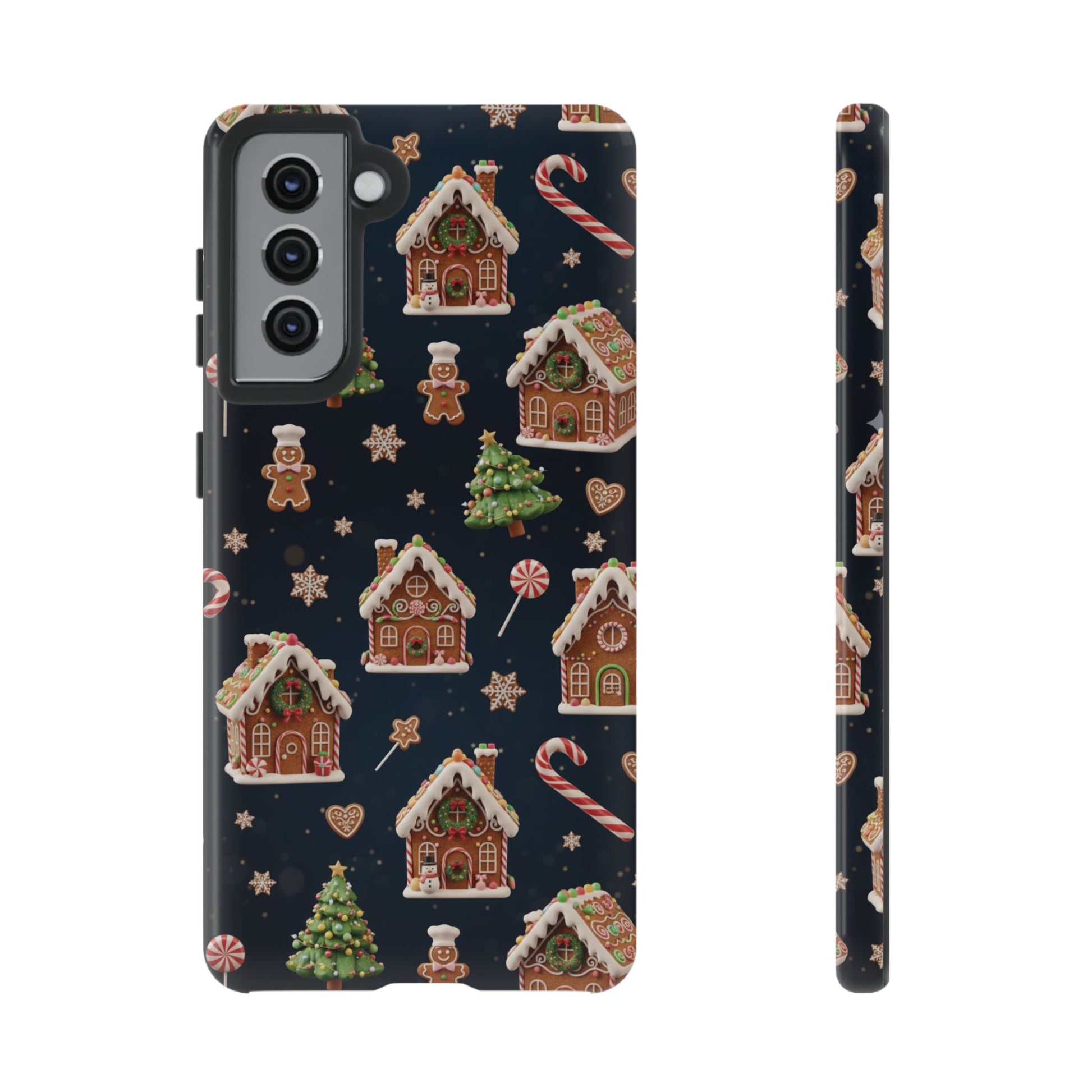 3D Gingerbread House Christmas Phone Case | Premium Holiday Gift Cover for iPhone 17, iPhone, and Samsung Galaxy Gift for Her or Him
