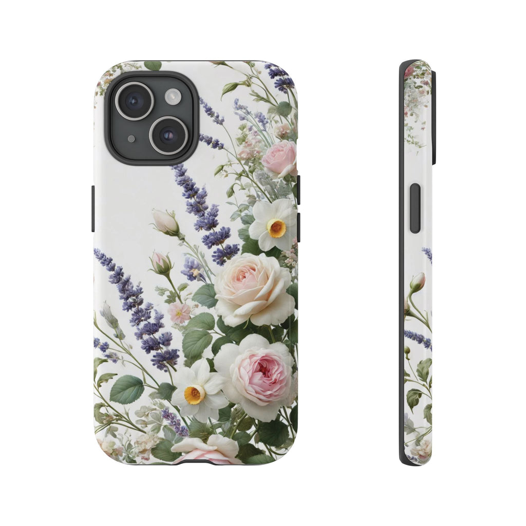 Boho Floral Fall Phone Case for iPhone 17,16  21 23 Samsung, and Pixel | Stylish Protective Cover Gift for Her Perfect for Floral Lover