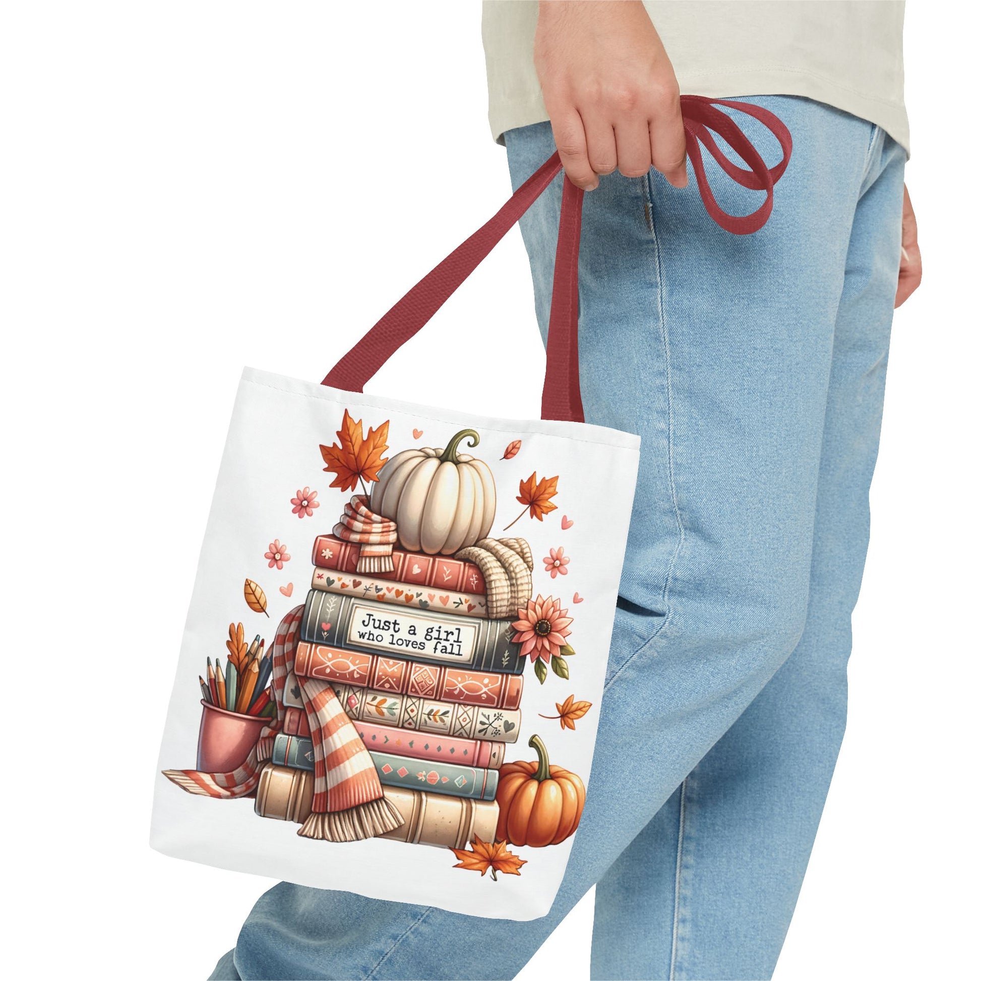 Fall Books Tote Bag - Autumn Accessory for Book Lovers - MRSBYVALLE