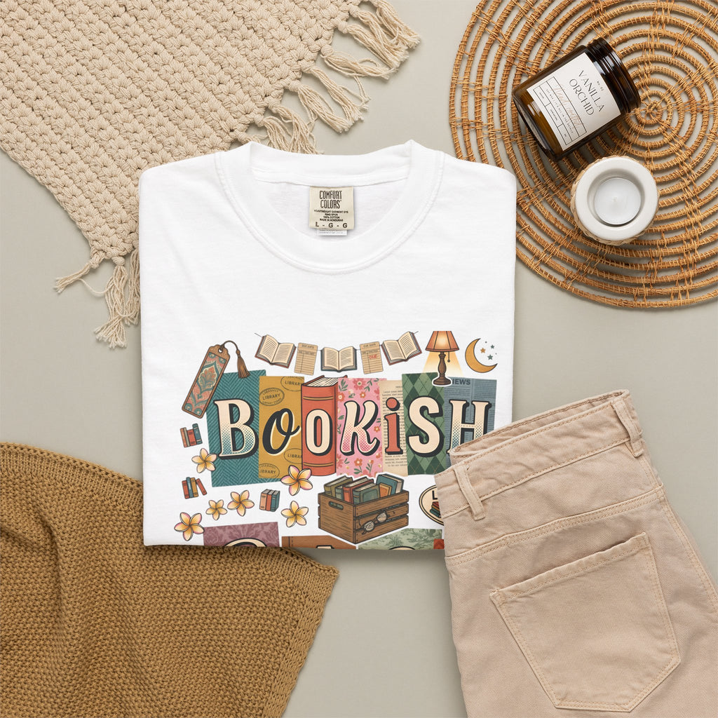 Bookish Babe Reader T-Shirt — Book Lover Tee for Teachers & Avid Readers