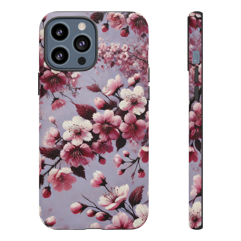 Lavender Floral Fall Phone Case for iPhone 16 pro15 14 13 12  21 23 Samsung, and Pixel | Stylish Protective Cover Gift for Her Perfect for Floral Lover