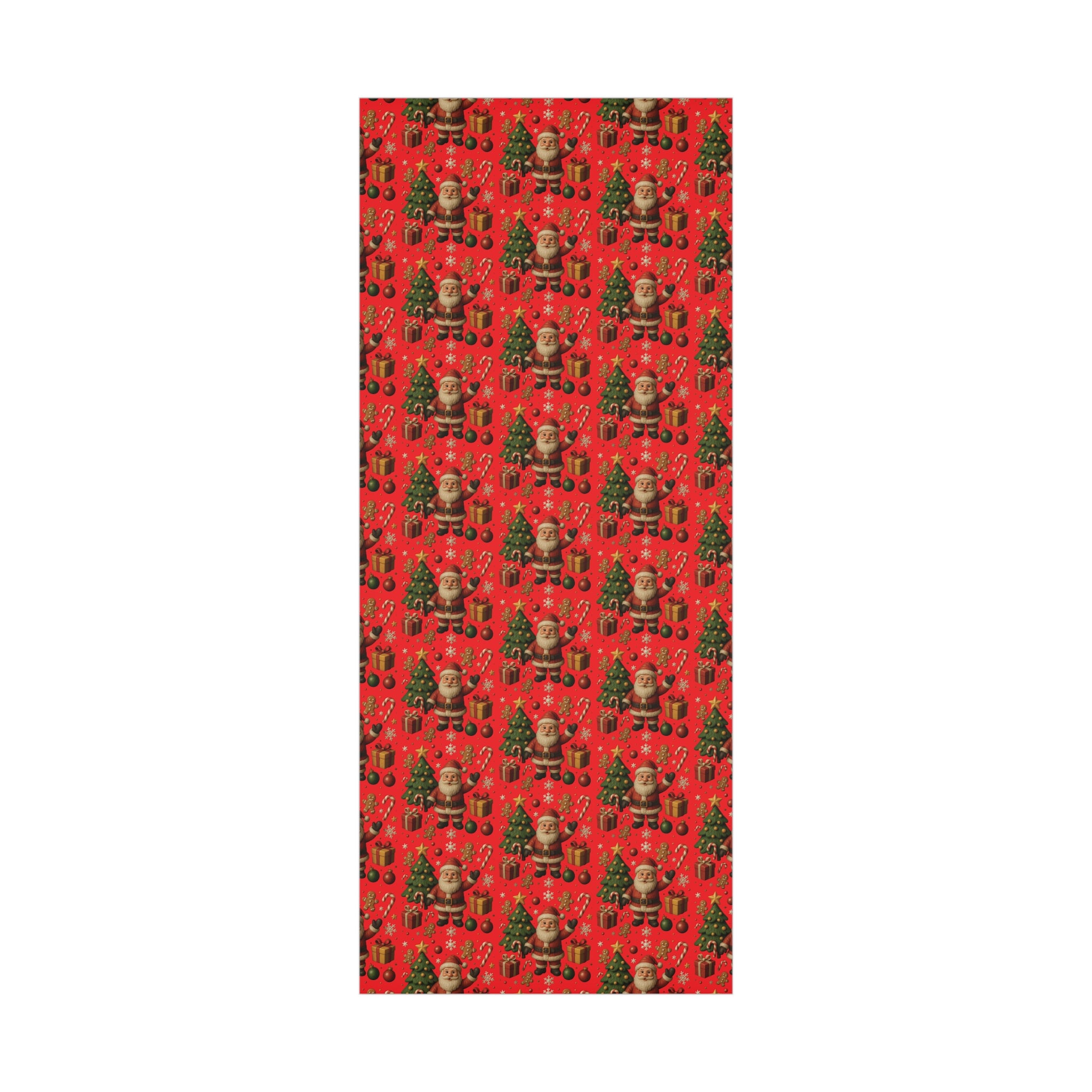 Red Christmas Wrapping Paper Premium Festive Gift Wrap Roll, Classic Holiday Design, Great for Presents, Durable, Vibrant, and Perfect for Seasonal Gifting