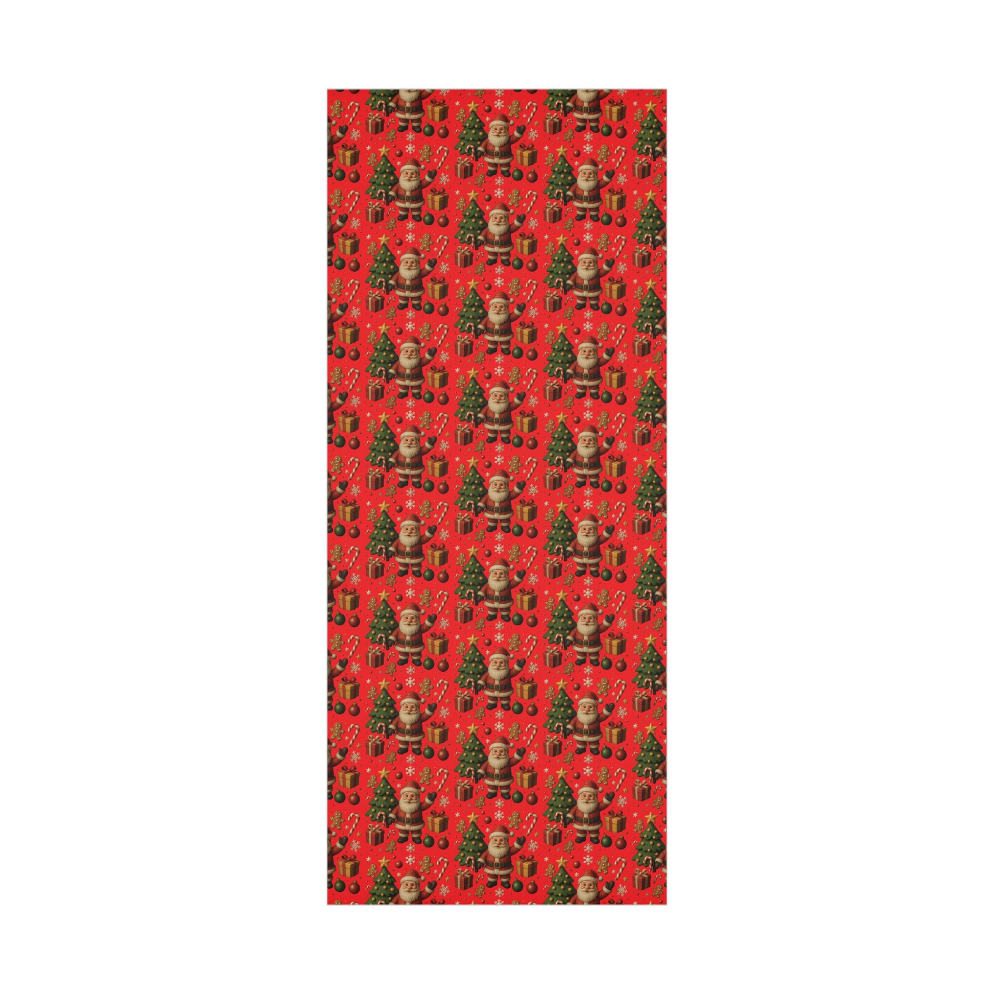 Red Christmas Wrapping Paper Premium Festive Gift Wrap Roll, Classic Holiday Design, Great for Presents, Durable, Vibrant, and Perfect for Seasonal Gifting