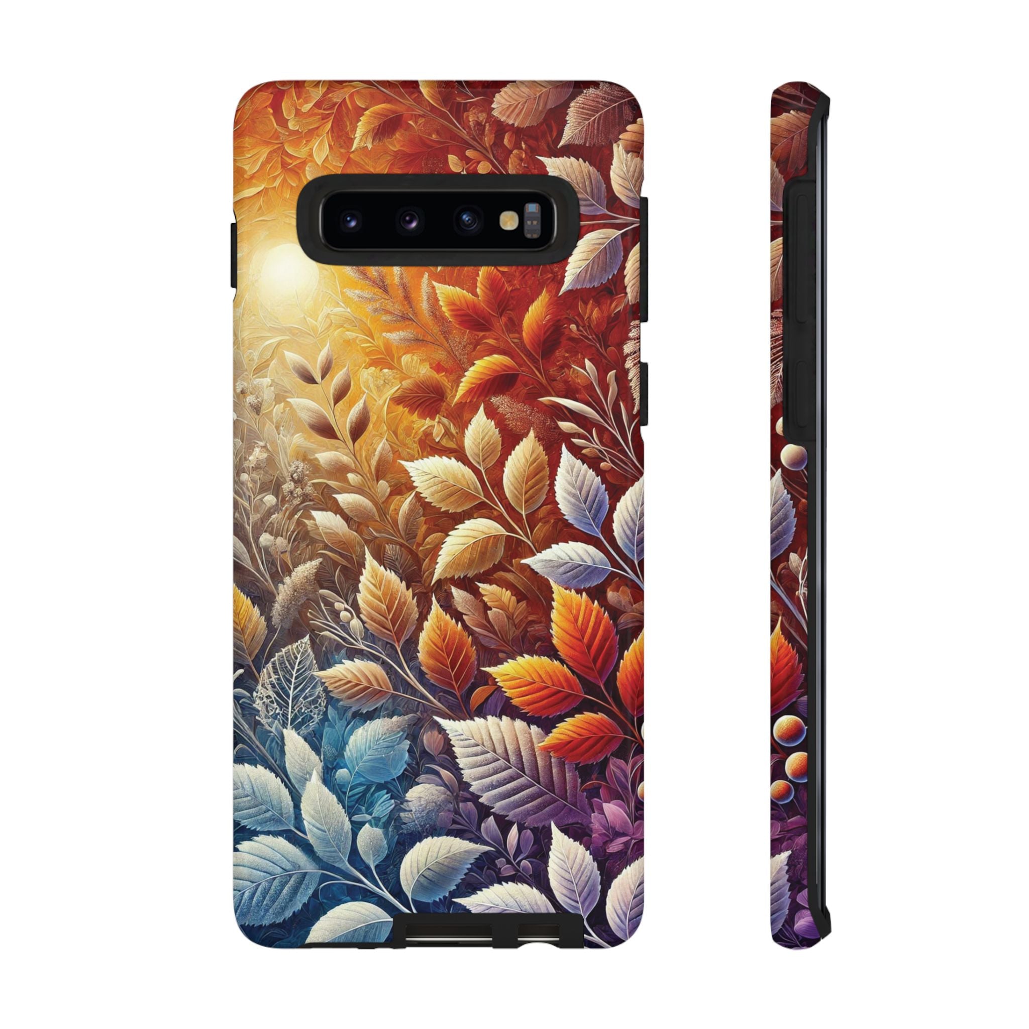 Beautiful Colorful Leaves Phone Case Vibrant Autumn Design for iPhone & Samsung, Durable Protection with Eye Catching Style, Perfect for Nature Lovers & Seasonal Charm Gift for Her