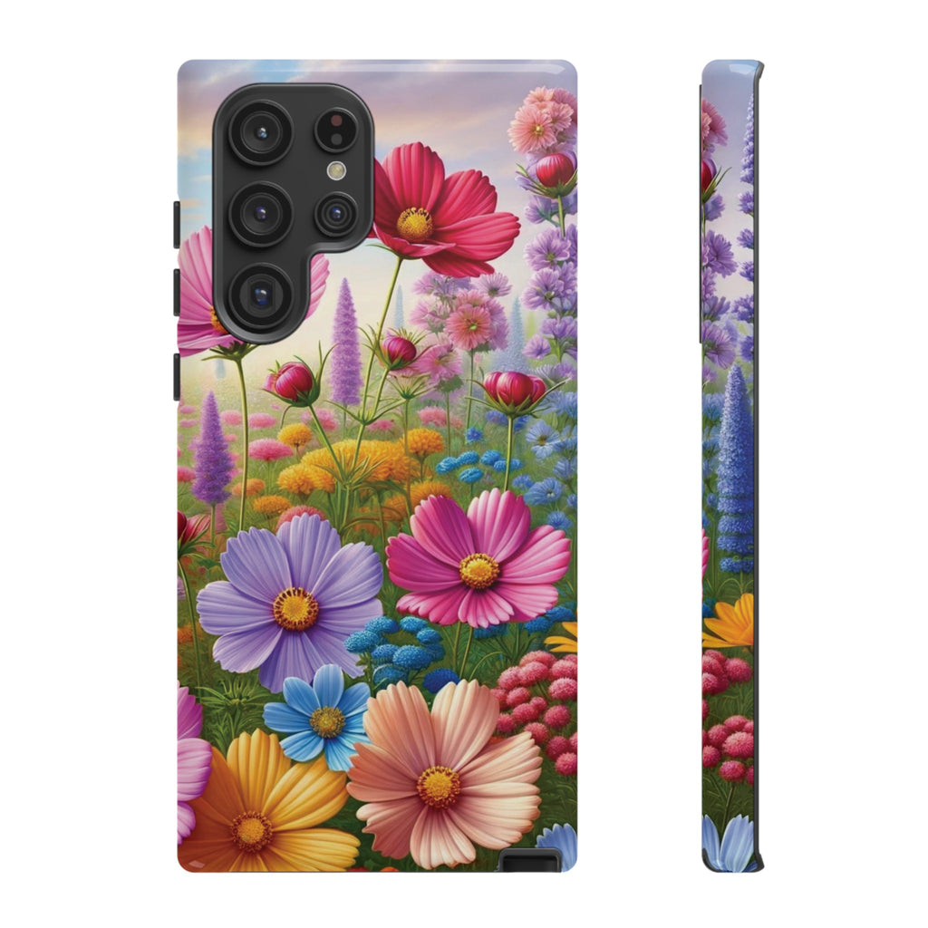 Bright Floral Phone Case Durable for iPhone Samsung Gift iPhone 15, 14, 13 Samsung Pixel Gift for Mom Accessory Gift for Her