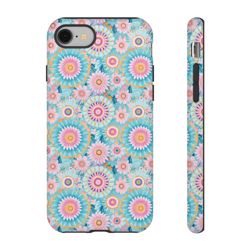 Coque de téléphone abstraite aquarelle bohème moderne compatible avec iPhone, Samsung et plus - Protection élégante et durable avec un design artistique vibrant, cadeau parfait pour elle