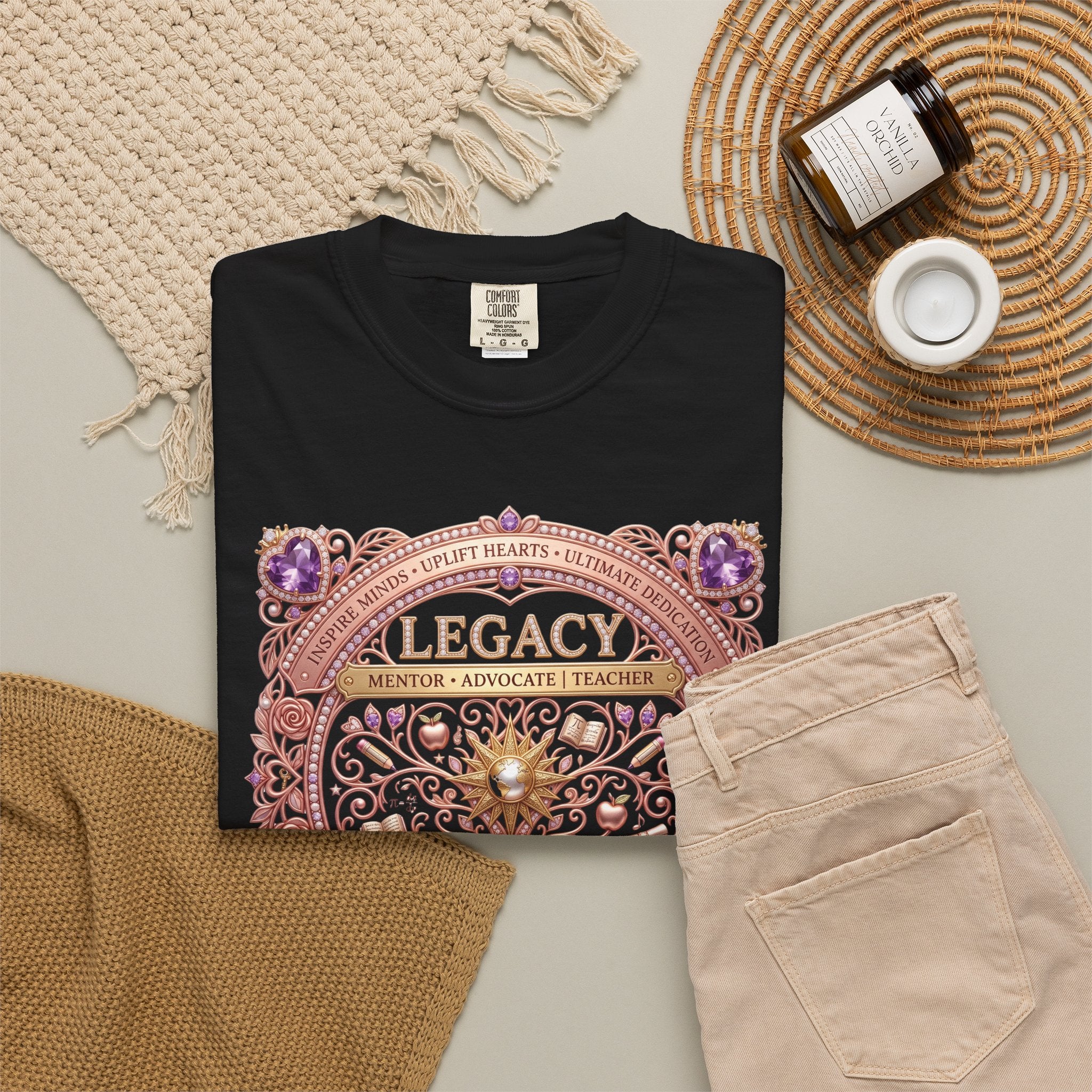 Teacher Driven by Impact Comfort Colors® T-Shirt | Inspirational Teacher Graphic TeeLegacy Family Tree T-Shirt Gift for her