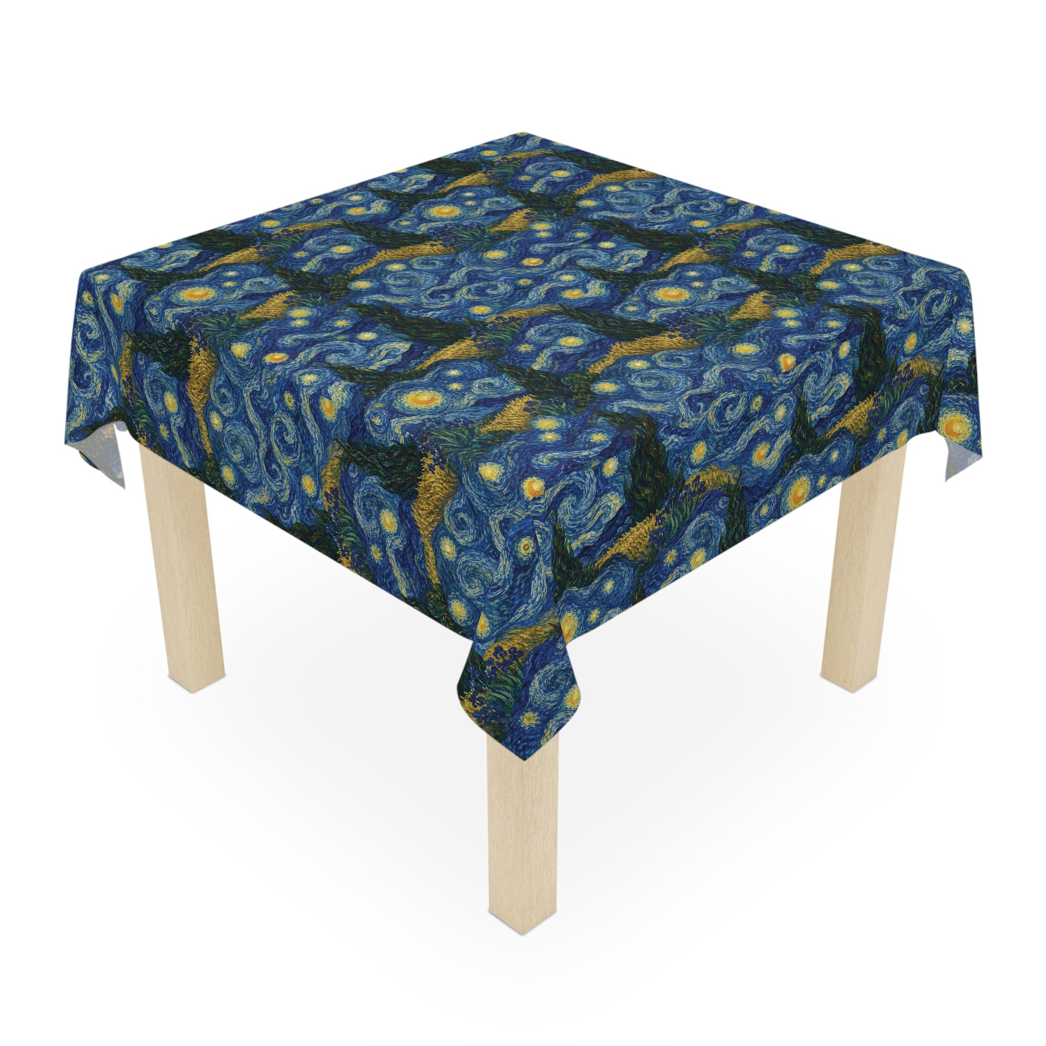Van Gogh Illusion Tablecloth — Elegant Art Lover Design