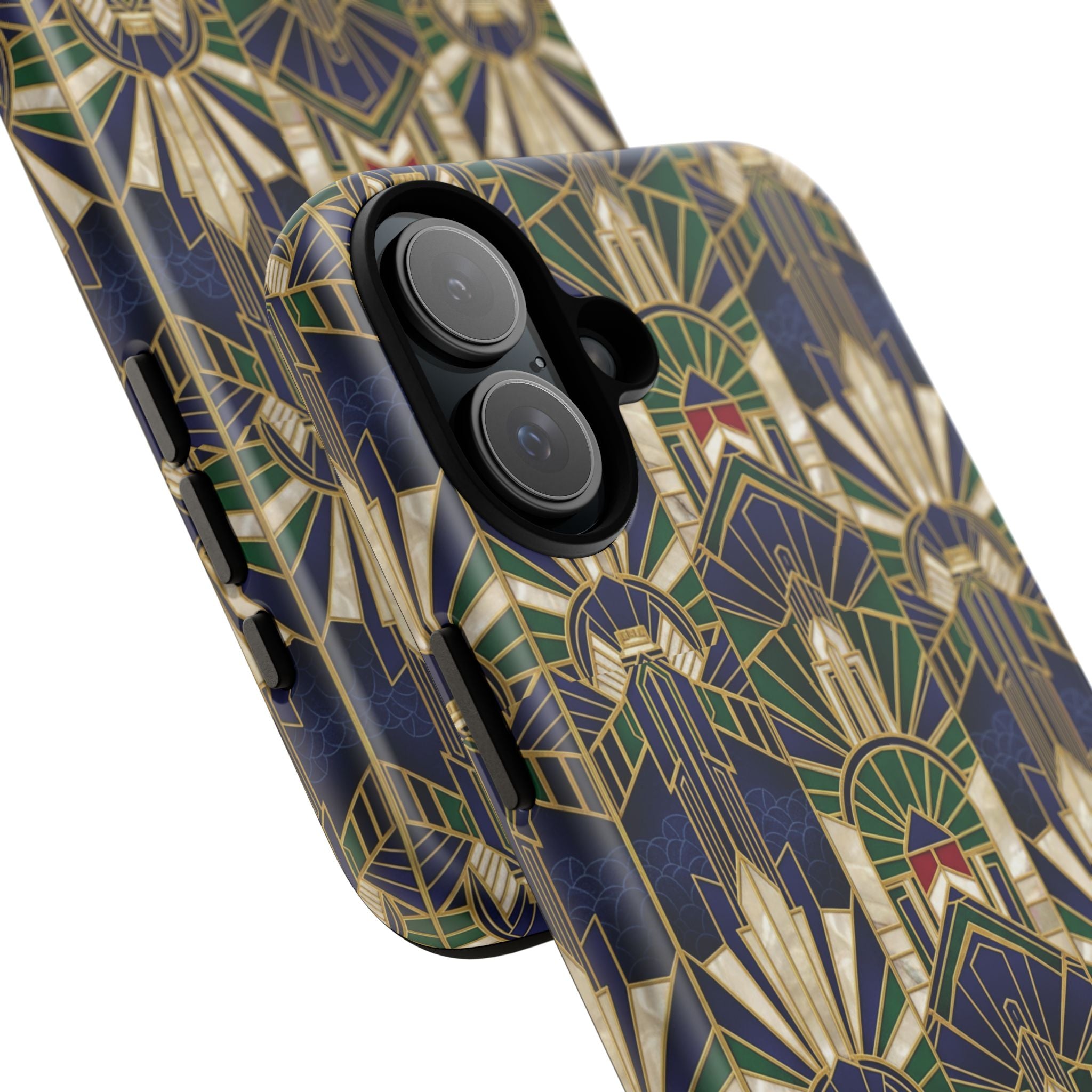 Navy & Gold Art Deco Phone Case — Imperial Art Deco Tough Case