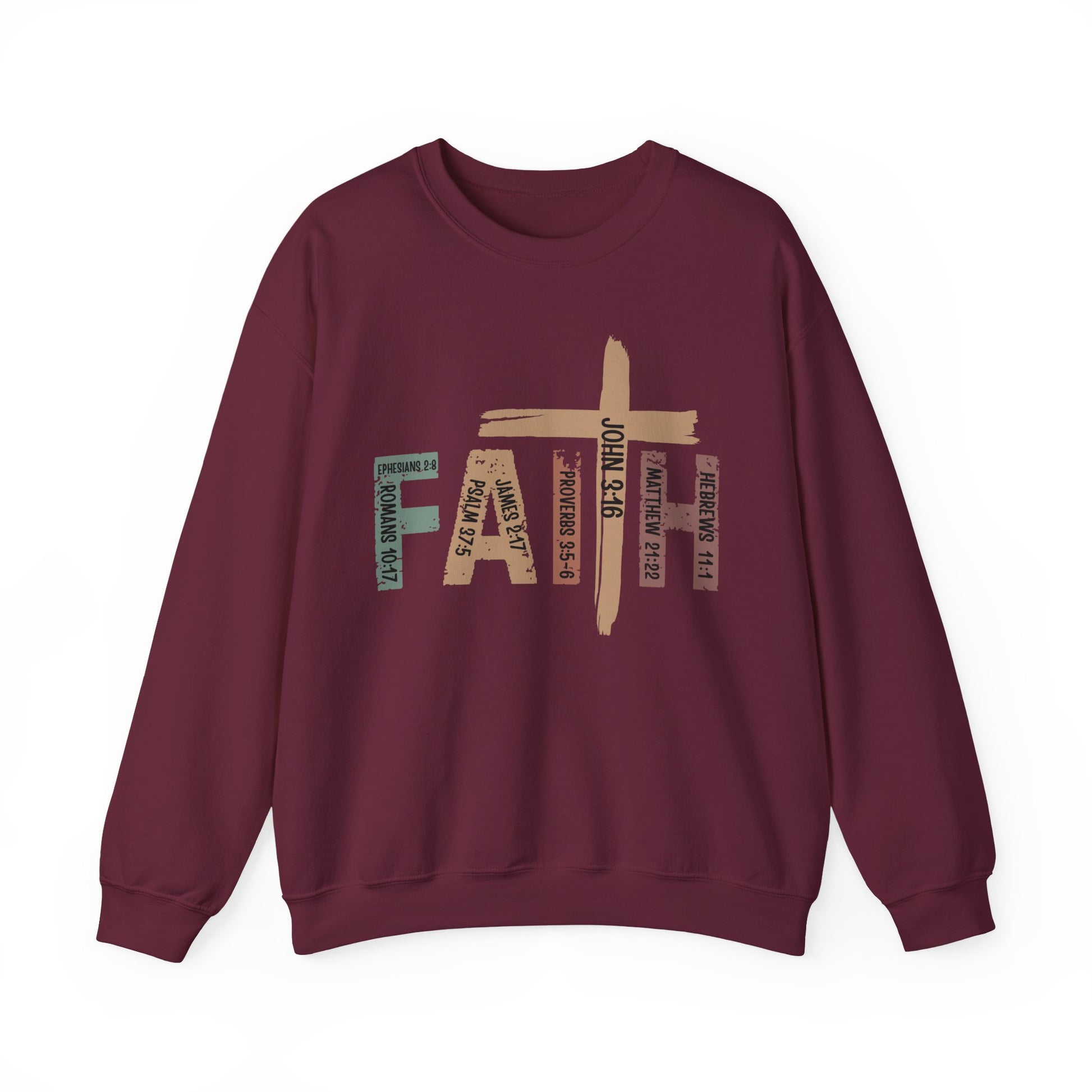 Walk by Faith Sweatshirt  Comfortable Christian Apparel, Perfect Gift Idea Perfect Gift for Christian