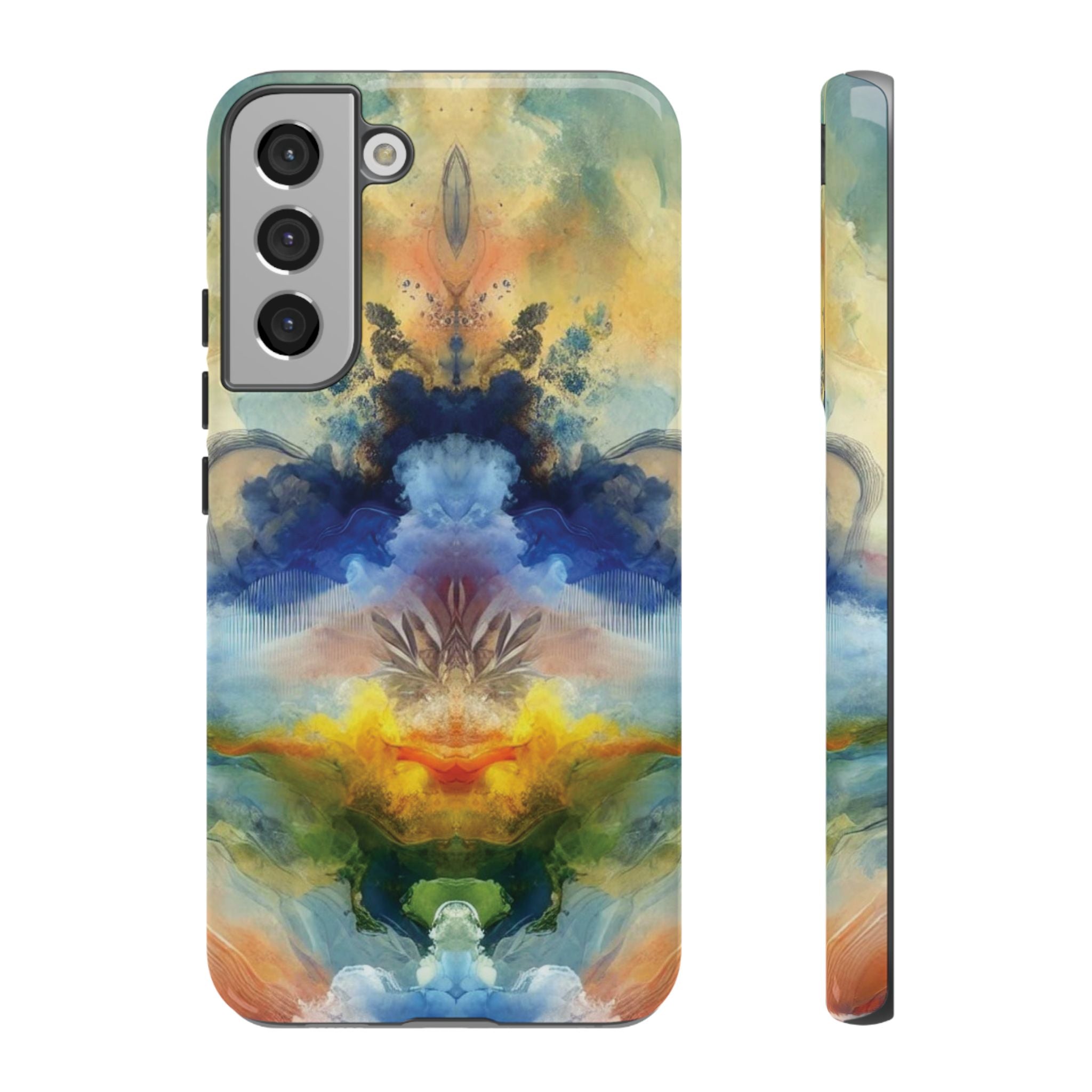 Modern Watercolor Abstract Phone Case Compatible with iPhone, Samsung & More - Stylish, Durable Protection with Vibrant Artistic Design Perfect Gift for Her