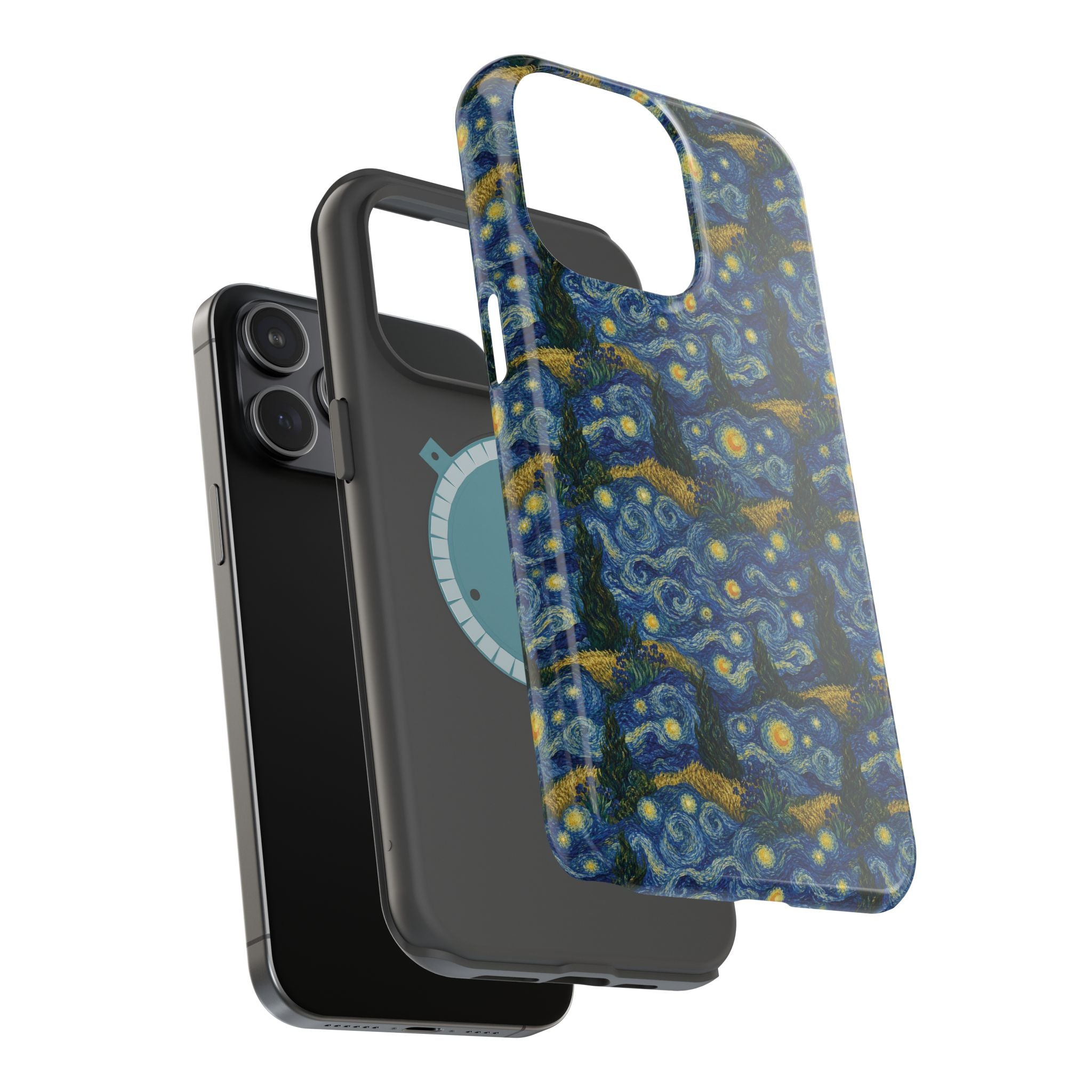 Van Gogh Illusion Magnetic Phone Case — Elegant Impact‑Resistant Art Lover Design