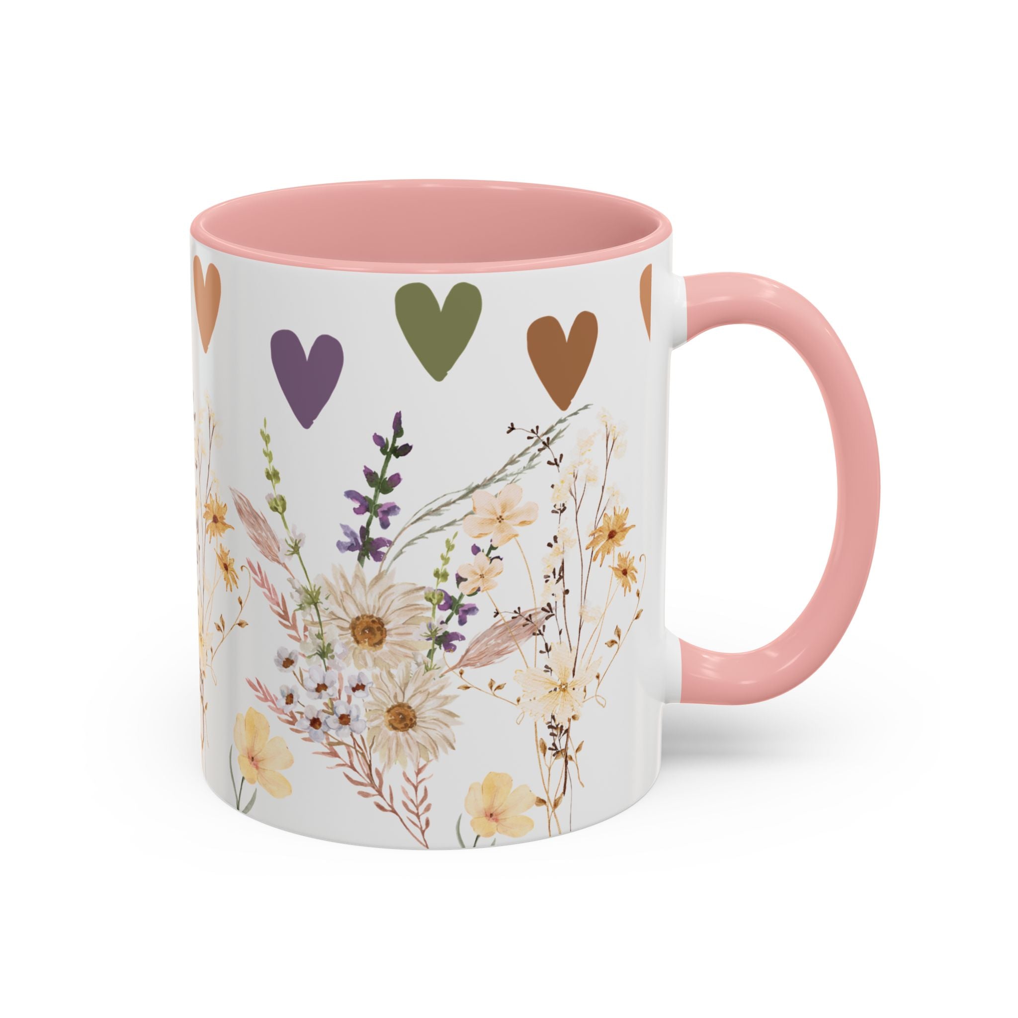 Tasse en céramique Wildflower – Cadeau élégant pour les amateurs de café ou de thé – Parfait pour la fête des mères, les anniversaires et pour ajouter du charme à toute cuisine.