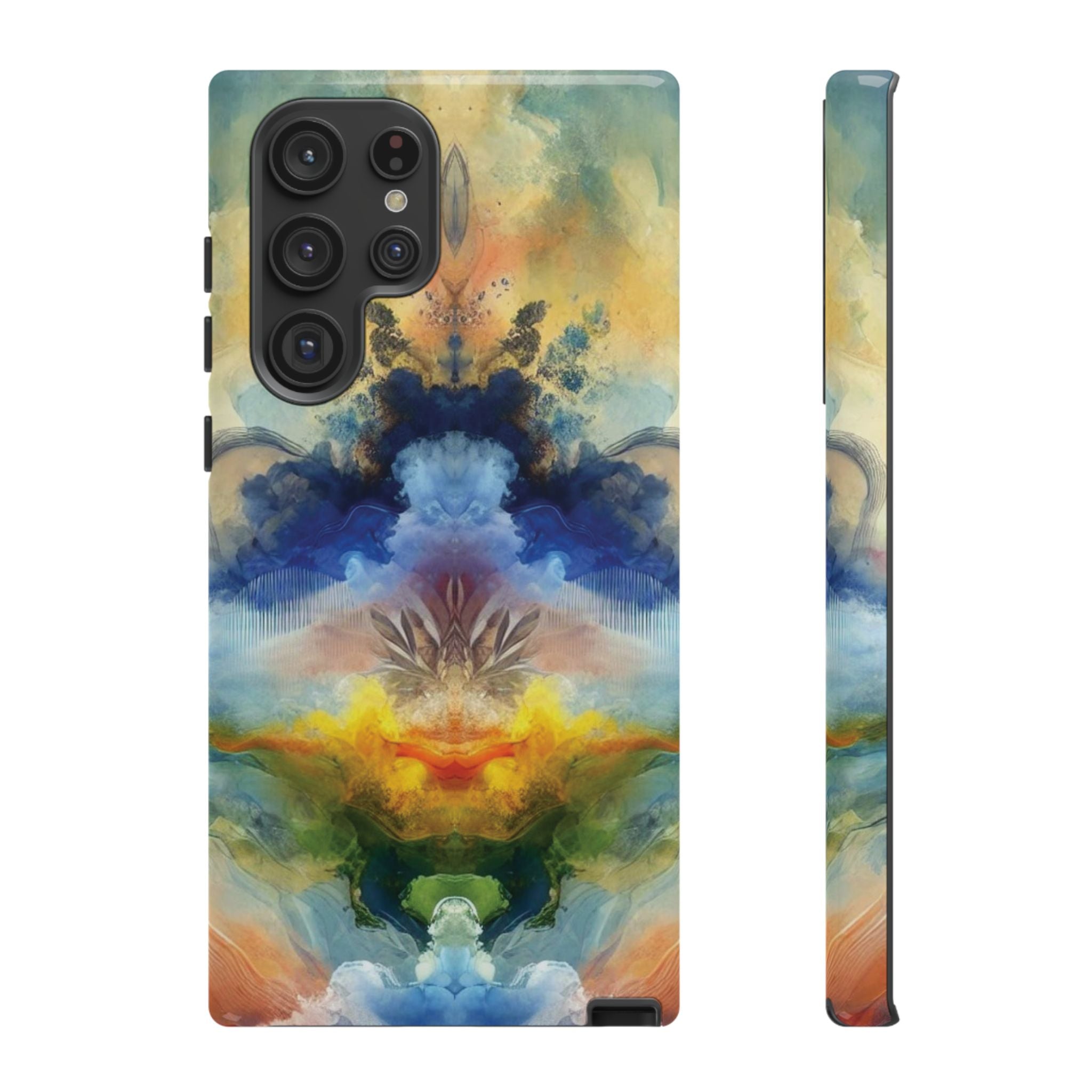 Modern Watercolor Abstract Phone Case Compatible with iPhone, Samsung & More - Stylish, Durable Protection with Vibrant Artistic Design Perfect Gift for Her