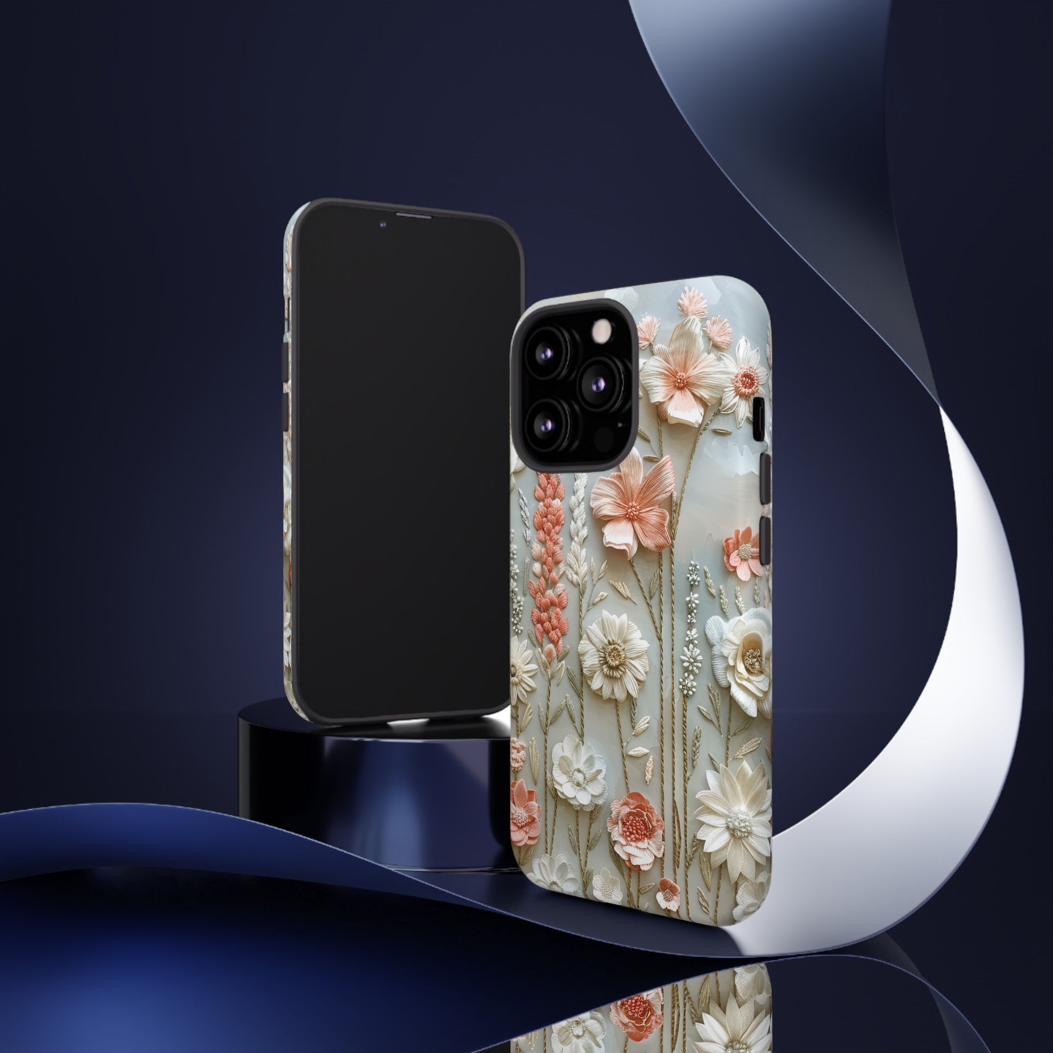 Pastel Wildflowers Protective Phone Case Gift for Her Phone 15, Samsung iPhone Samsung Gift for Her Case iPhone 15, Samsung iPhone Samsung Accessory Gift for Her