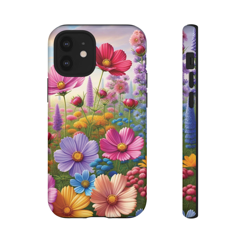Bright Floral Phone Case Durable for iPhone Samsung Gift iPhone 15, 14, 13 Samsung Pixel Gift for Mom Accessory Gift for Her