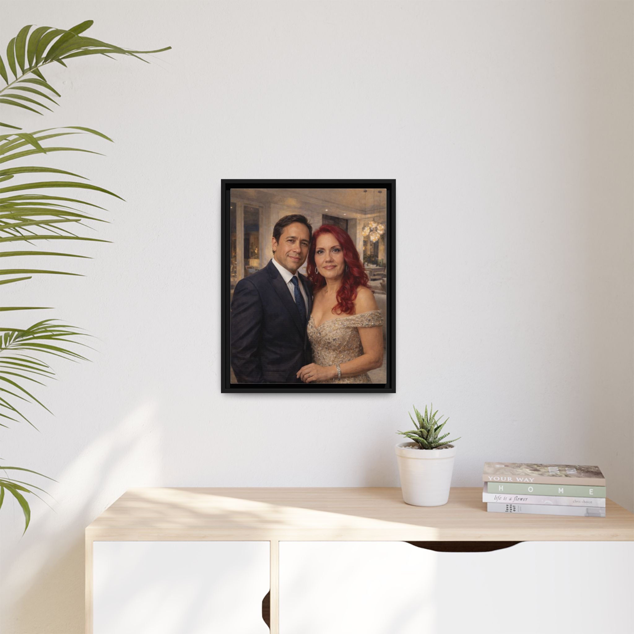 Custom Oil Painting Illusion Canvas – Luxury Portrait Art