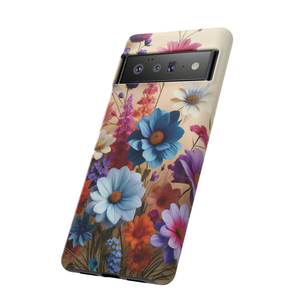 Best Phone Case Floral 3D Illusion Luxury Tough Case Floral Elegant Durable Stylish for Modern Devices iPhone 15, Samsung iPhone Samsung Accessory Gift for Her.