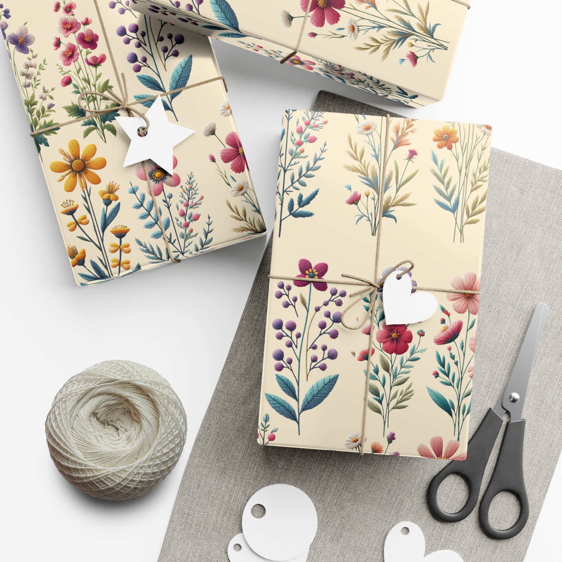 Best Beautiful Wildflower Wrapping Paper Vibrant Floral Patterns on Premium Quality Paper for All Occasions Perfect for Birthdays, Weddings, and Special Celebrations Mother's Day, Christmas - MRSBYVALLE