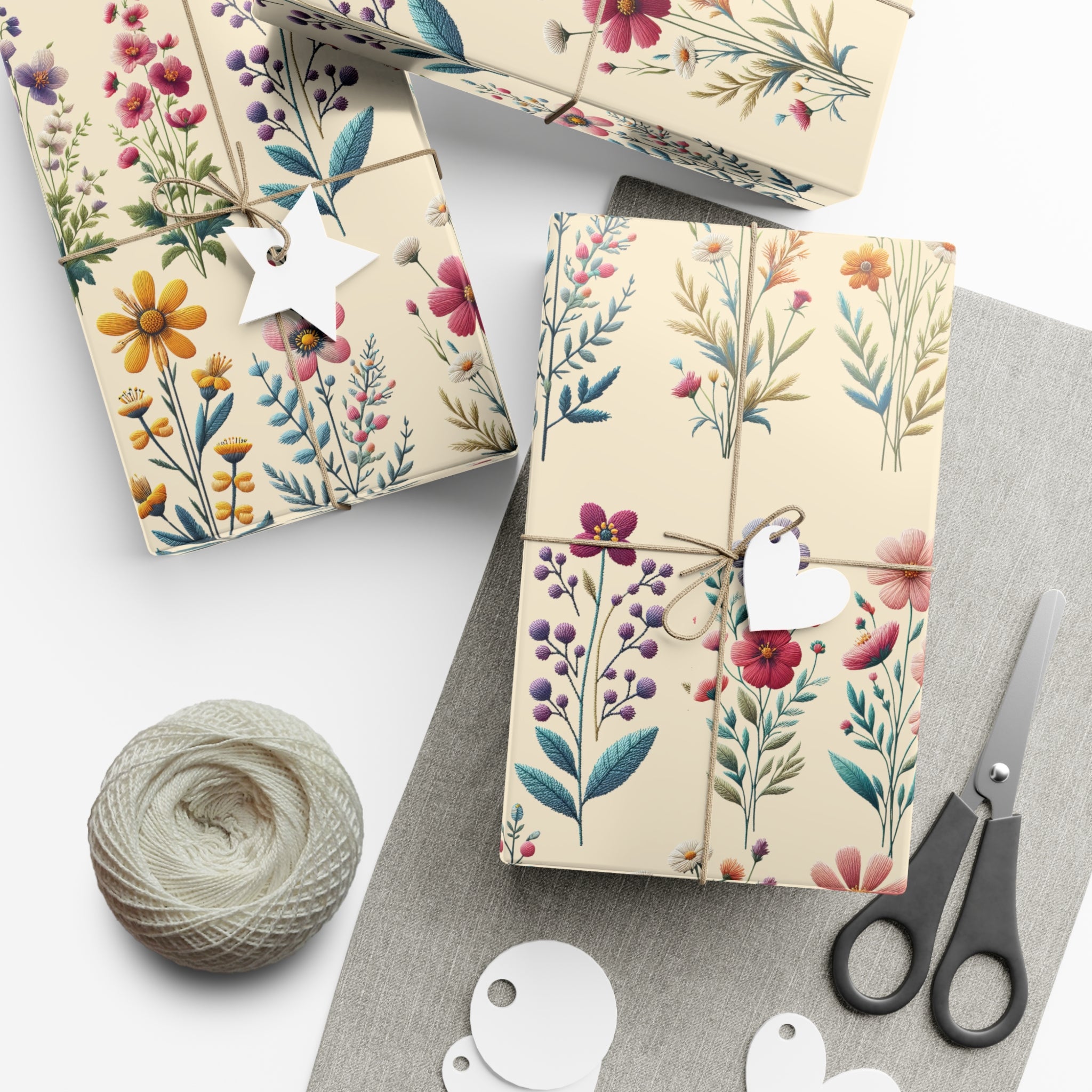 Best Beautiful Wildflower Wrapping Paper Vibrant Floral Patterns on Premium Quality Paper for All Occasions Perfect for Birthdays, Weddings, and Special Celebrations Mother's Day, Christmas - MRSBYVALLE